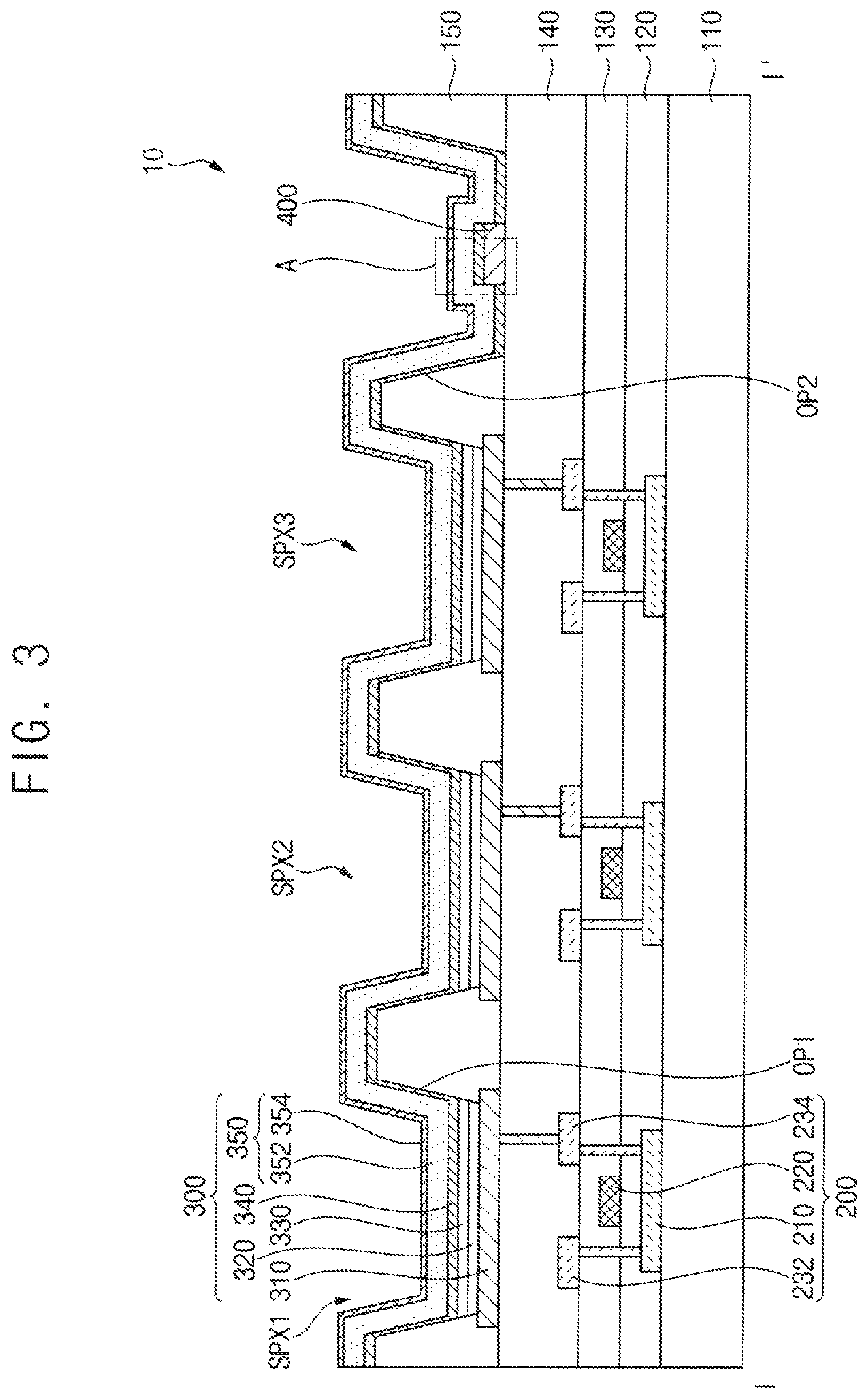 Patent US12324304 Figure 3 – Display panel and method of providing the same