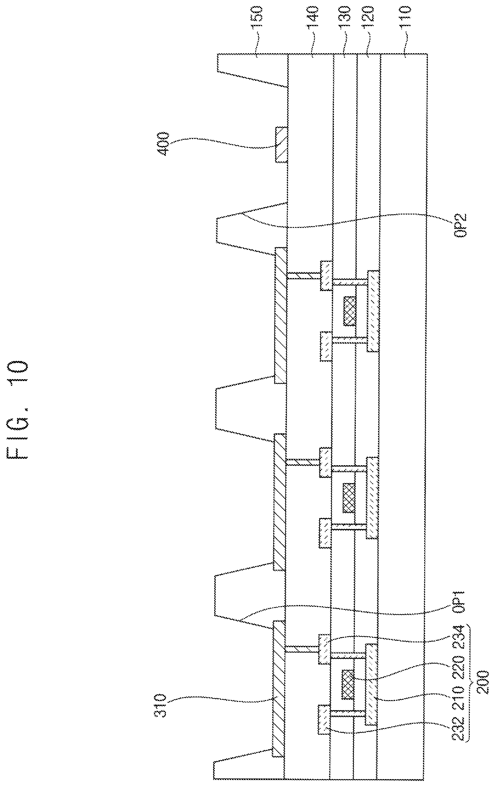 Patent US12324304 Figure 10 – Display panel and method of providing the same
