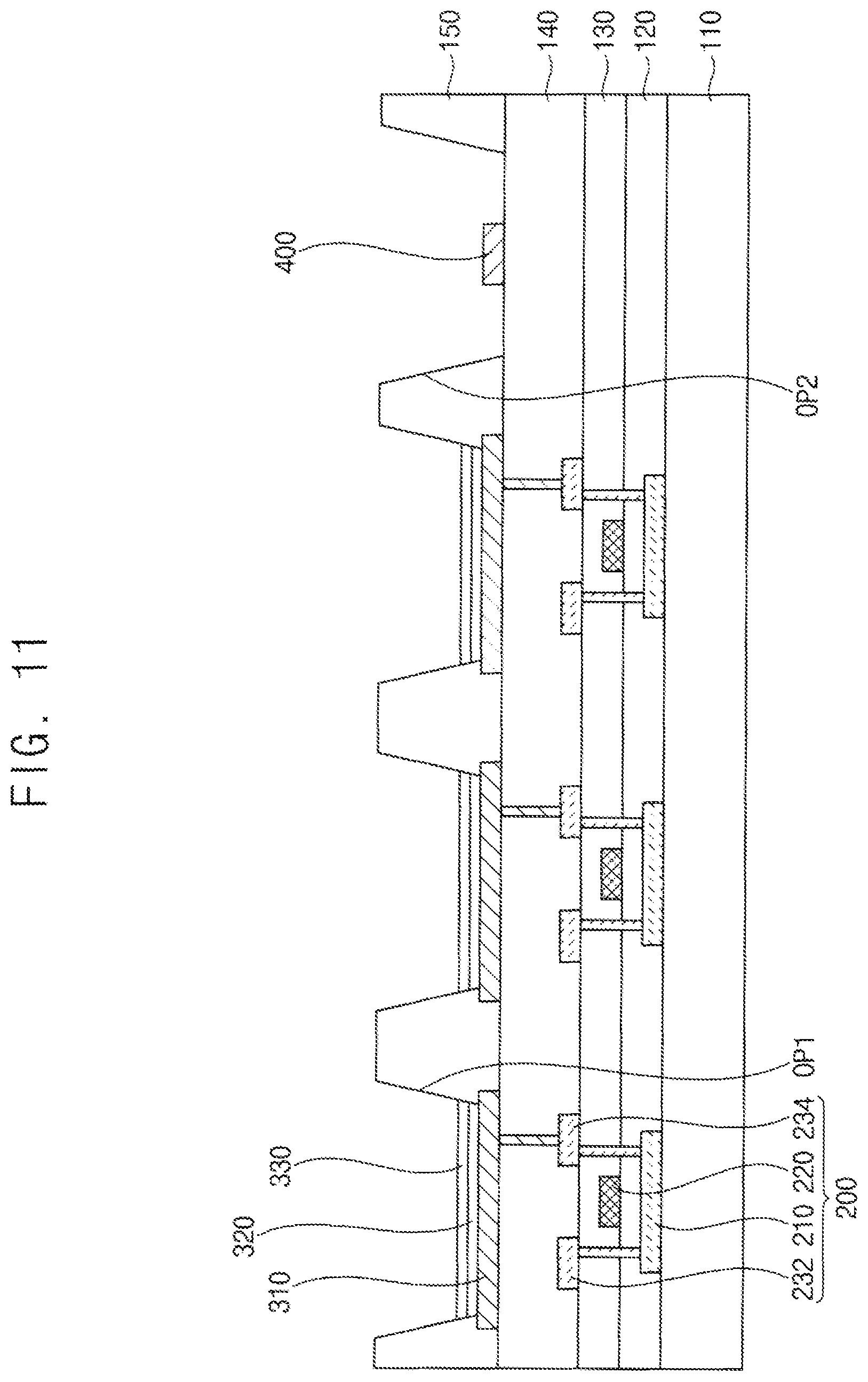 Patent US12324304 Figure 11 – Display panel and method of providing the same