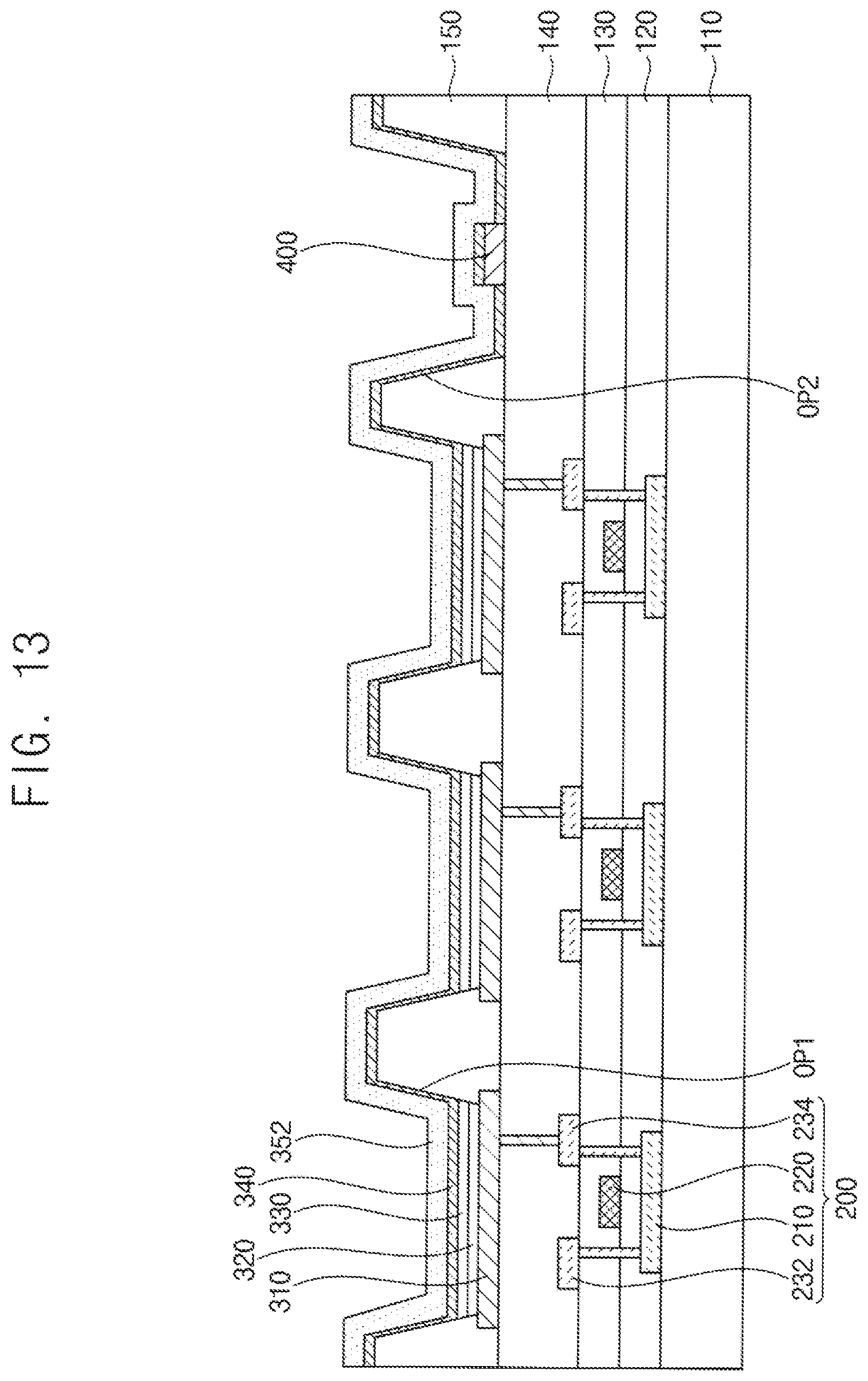 Patent US12324304 Figure 13 – Display panel and method of providing the same