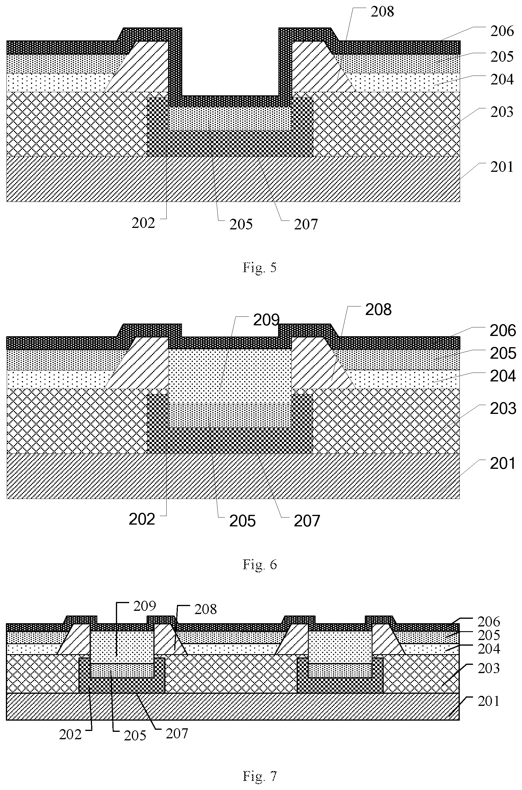 Patent US12324305 Figure 3 – Electroluminescent diode array substrate having an auxiliary electrode formed in a via hole structure that extends from the pixel definition layer and penetrates through the planarization layer thereunder
