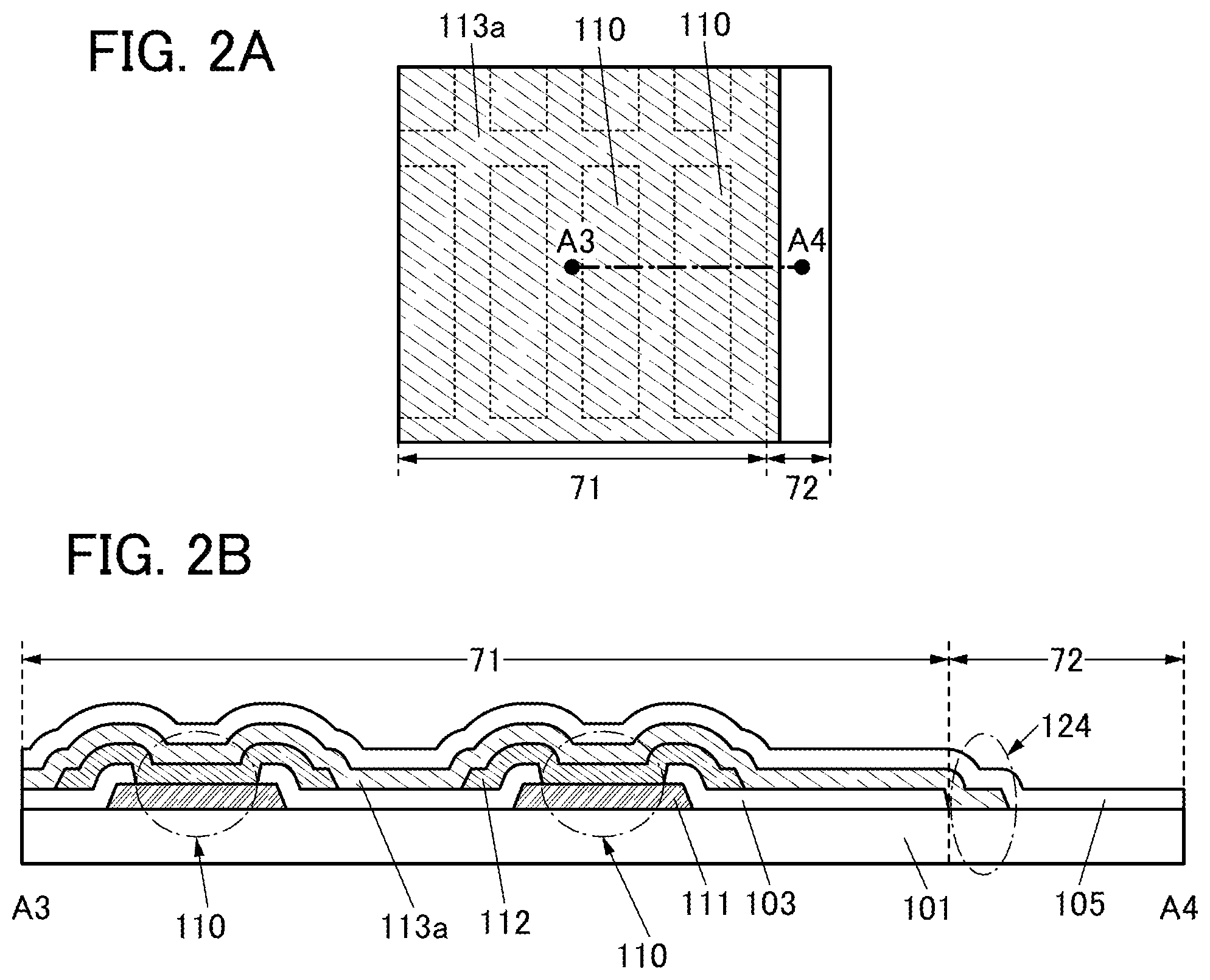 Patent US12324307 Figure 2 – Display panel including first and second common electrodes