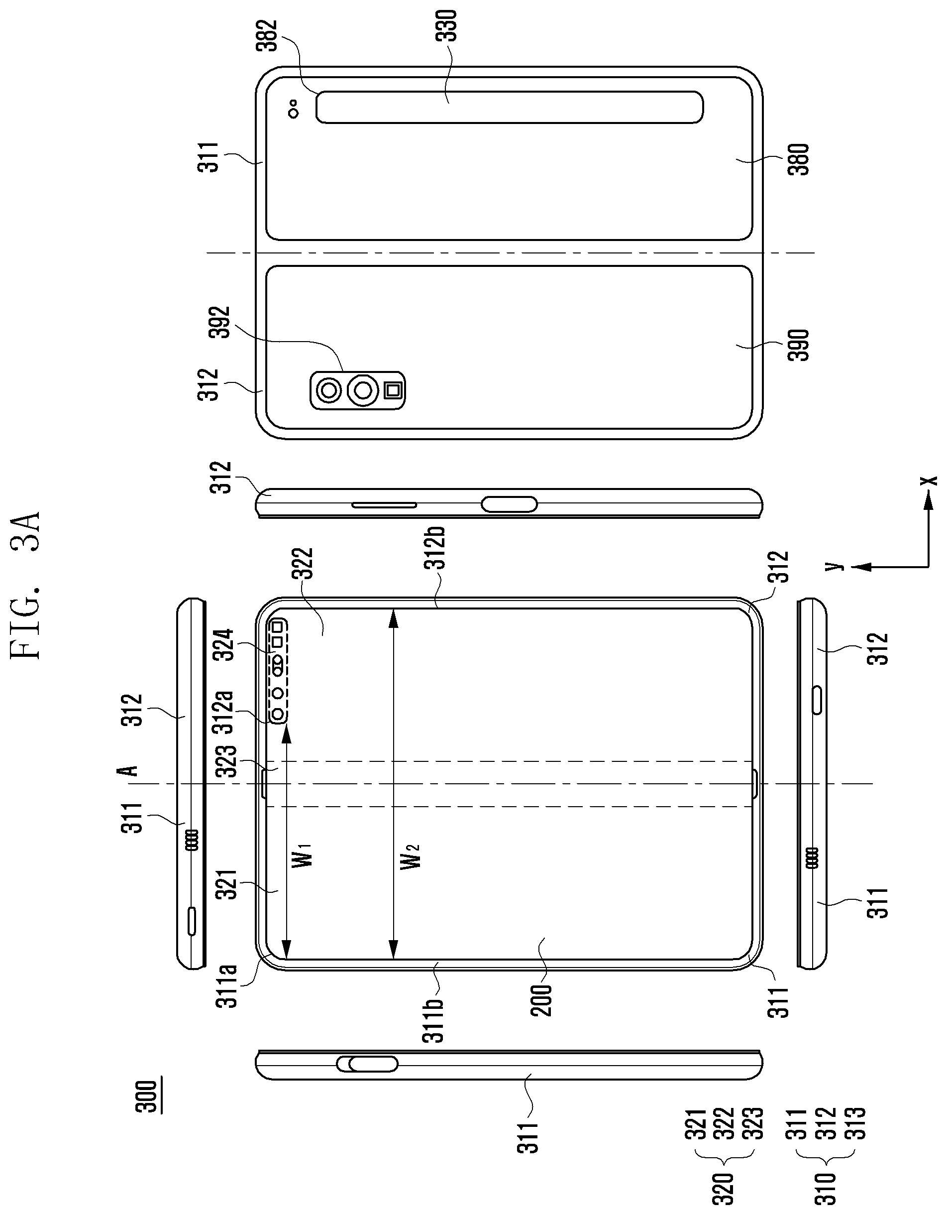 Patent US12324309 Figure 4 – Electronic device including camera module