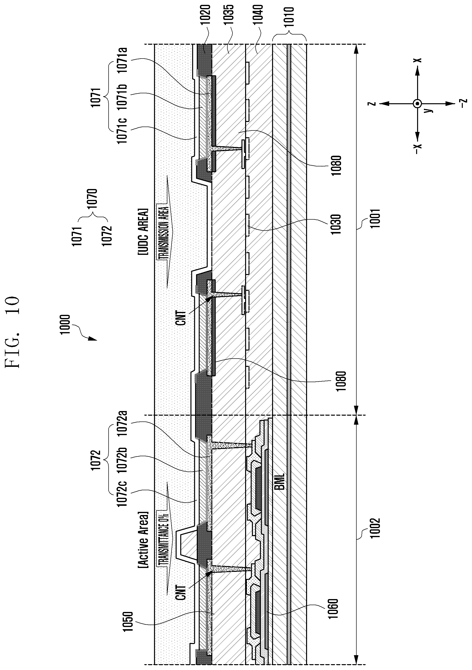 Patent US12324309 Figure 12 – Electronic device including camera module