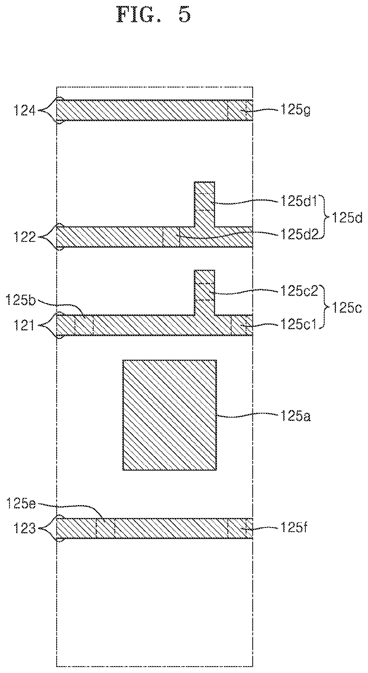 Patent US12324310 Figure 5 – Display device including a node connection line, a shielding portion and a driving voltage line