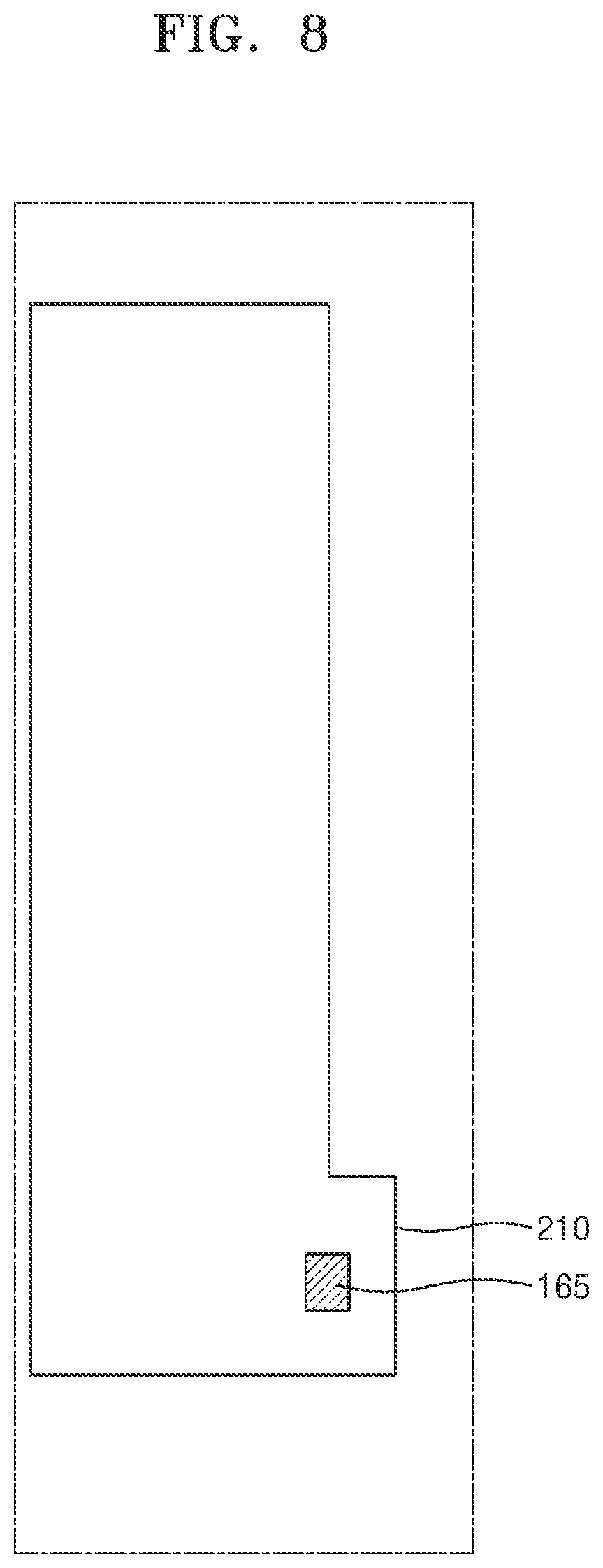 Patent US12324310 Figure 8 – Display device including a node connection line, a shielding portion and a driving voltage line