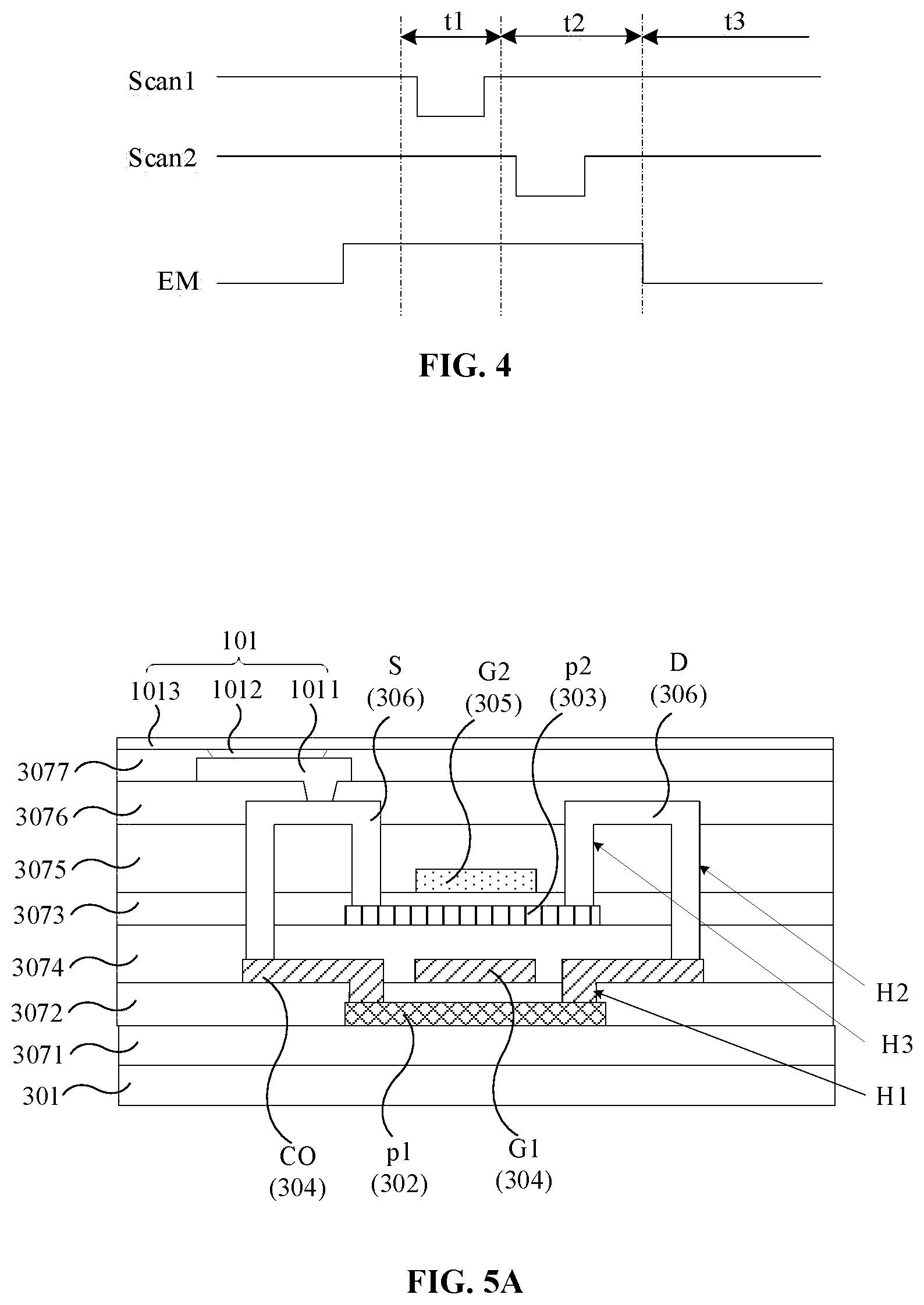 Patent US12324311 Figure 3 – Display panel, pixel driving circuits, and display device