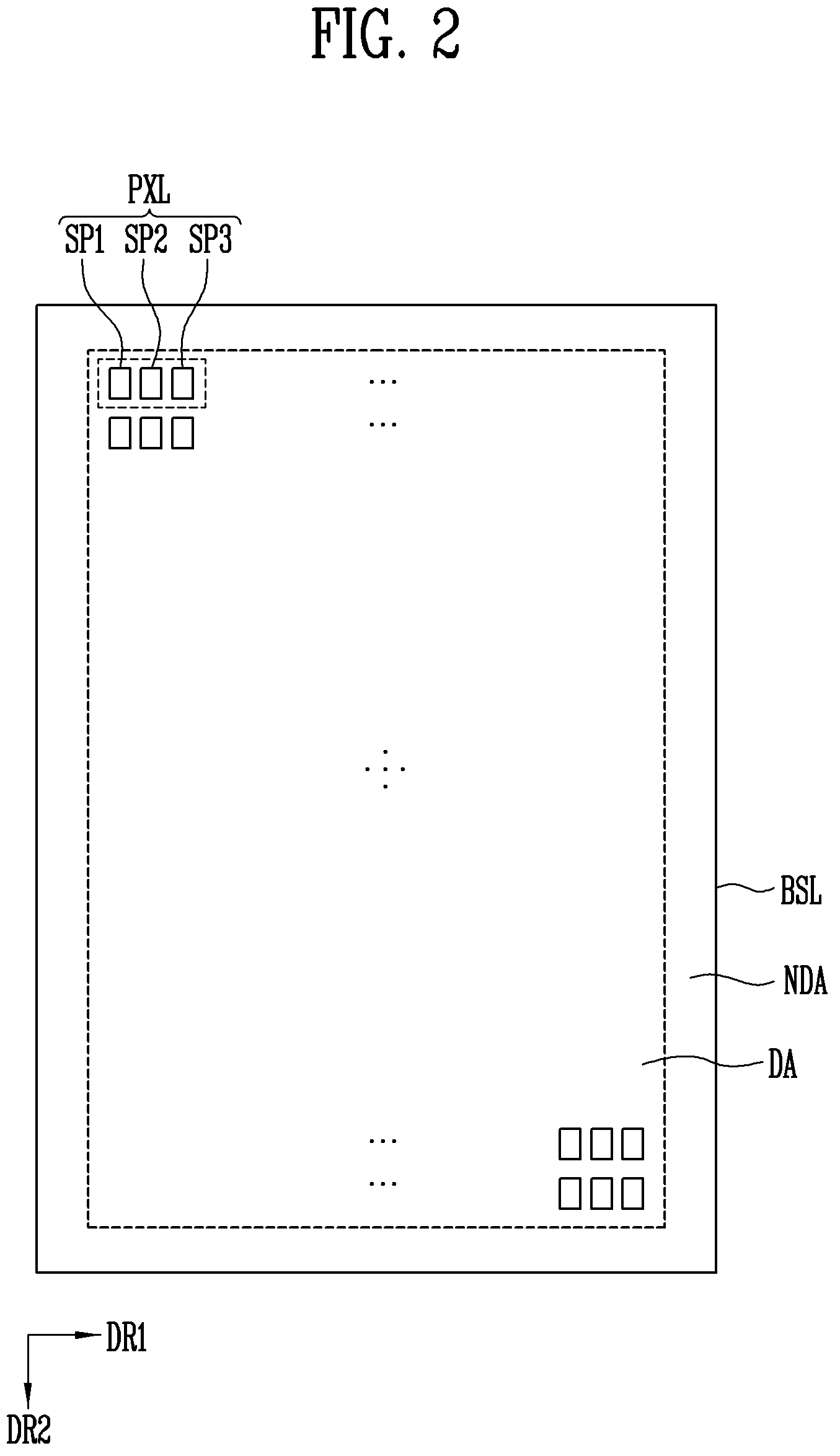 Patent US12324312 Figure 2 – Display device and manufacturing method thereof