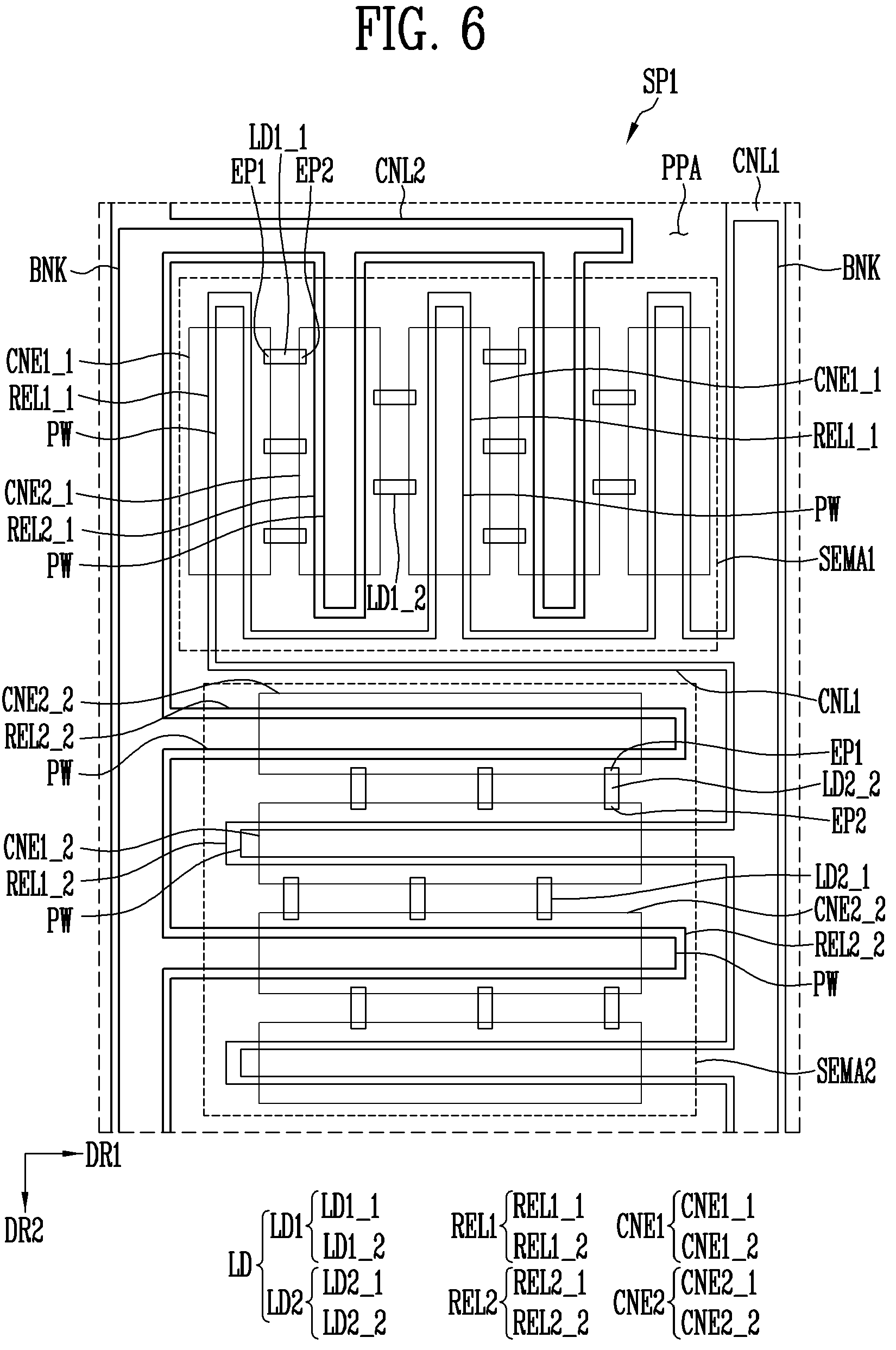 Patent US12324312 Figure 8 – Display device and manufacturing method thereof