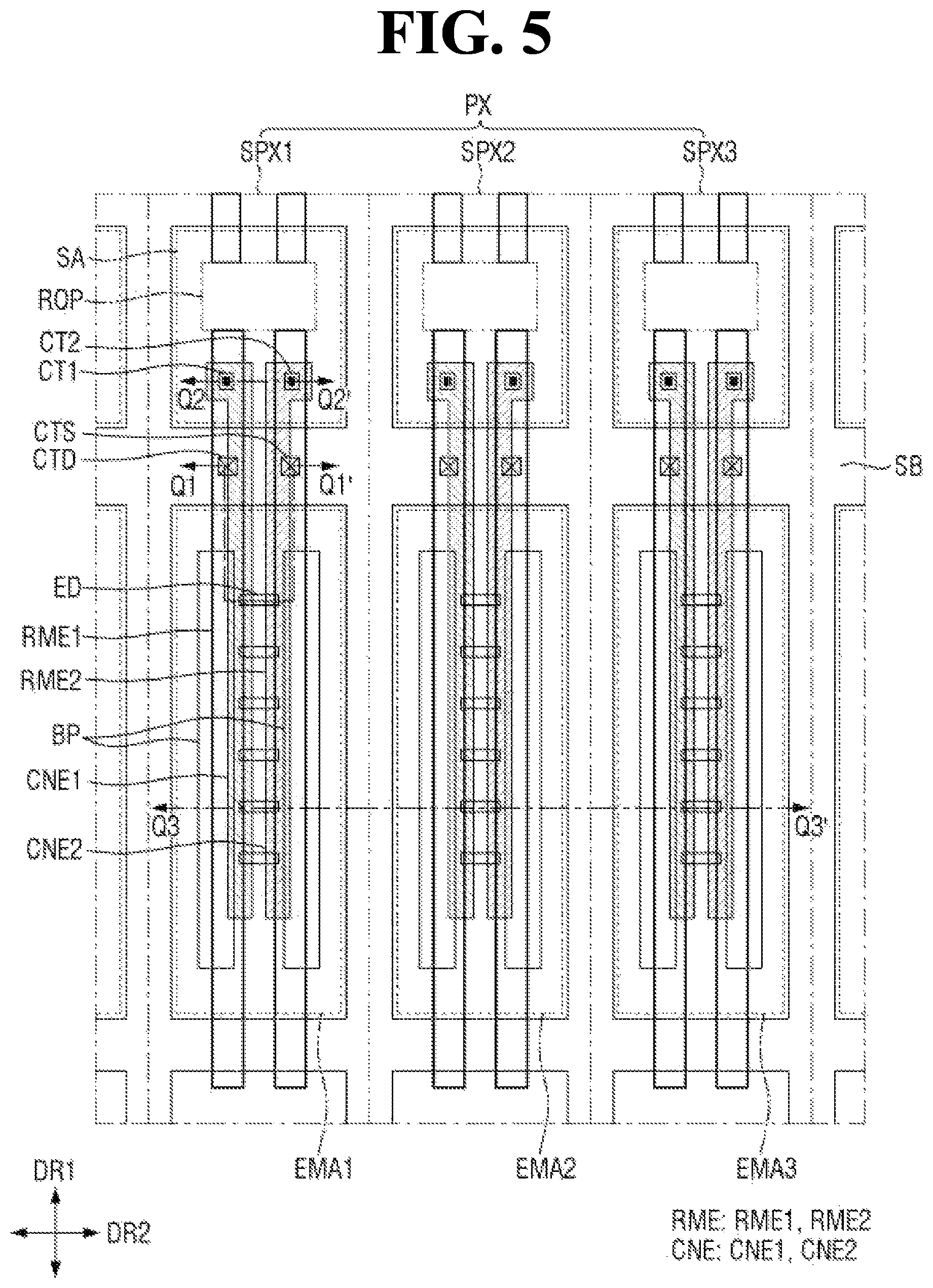 Patent US12324313 Figure 5 – Display device