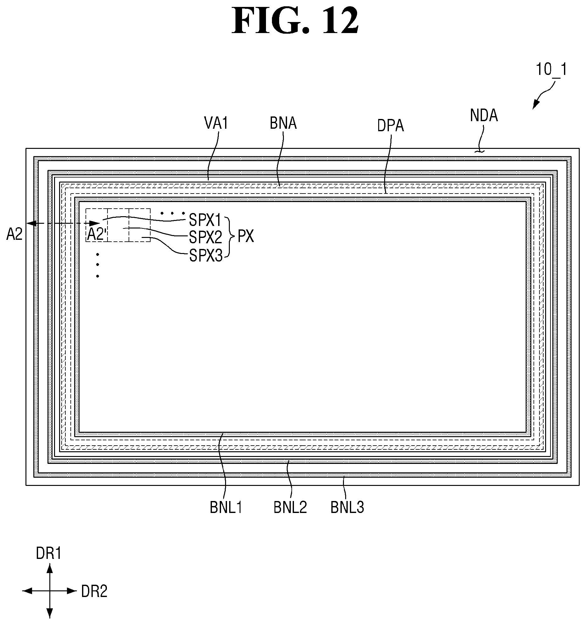 Patent US12324313 Figure 12 – Display device