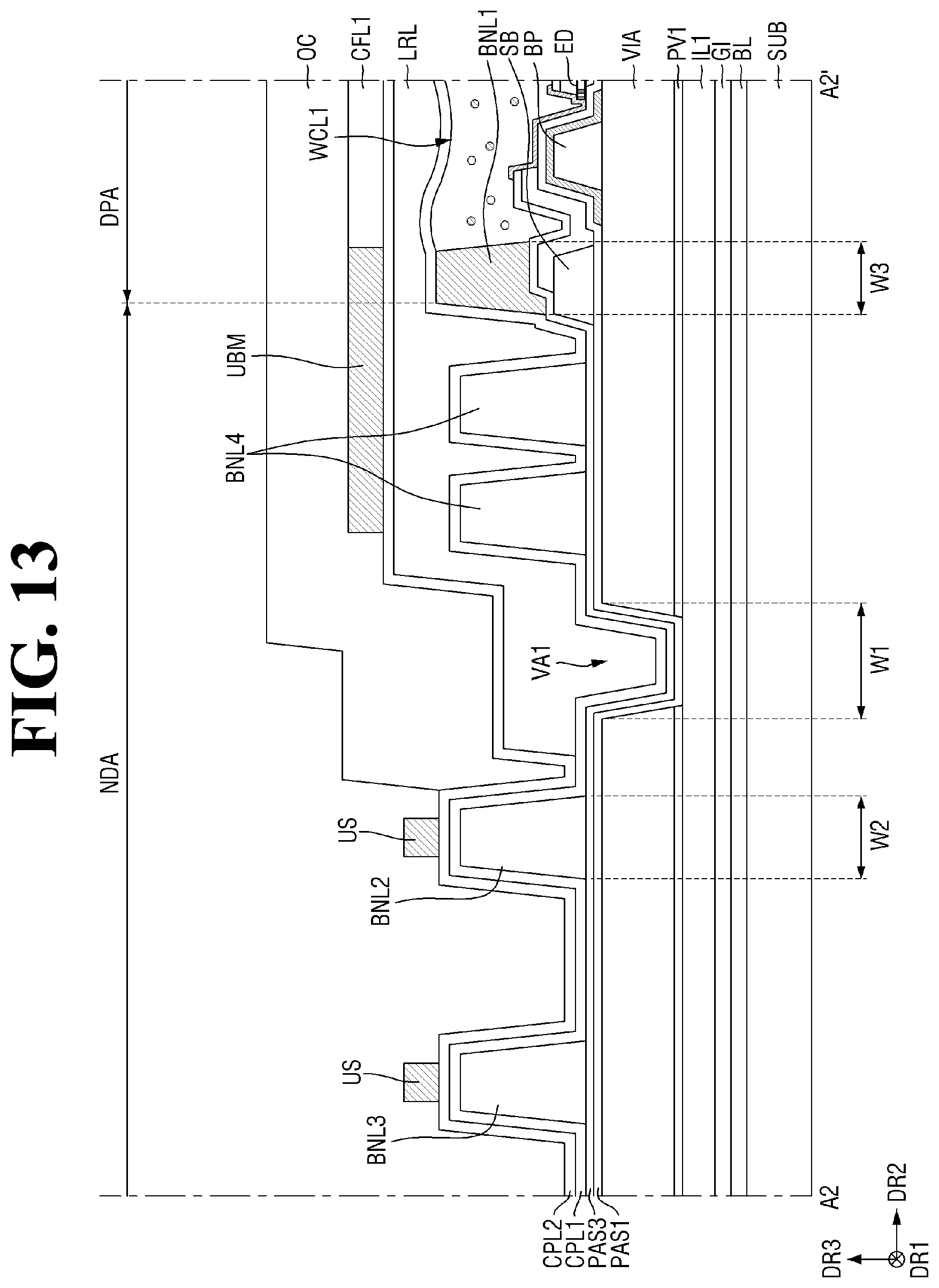Patent US12324313 Figure 13 – Display device