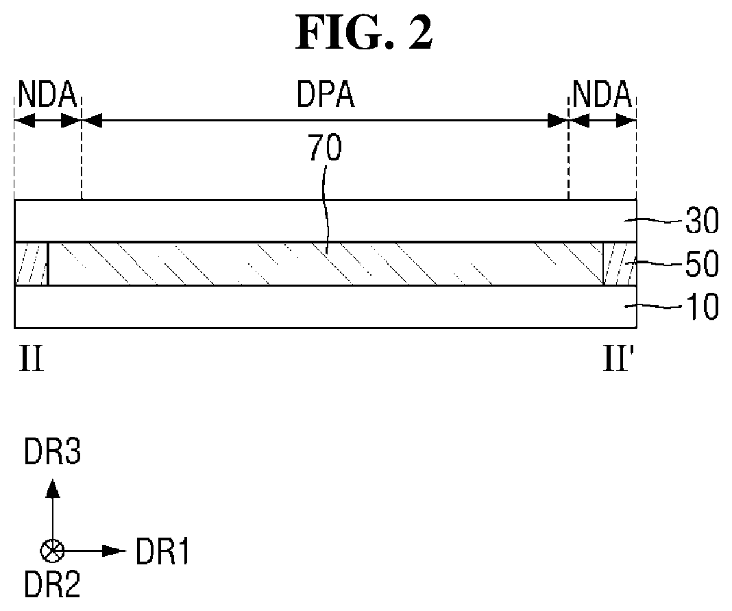 Patent US12324314 Figure 2 – Display device and method of fabricating the same