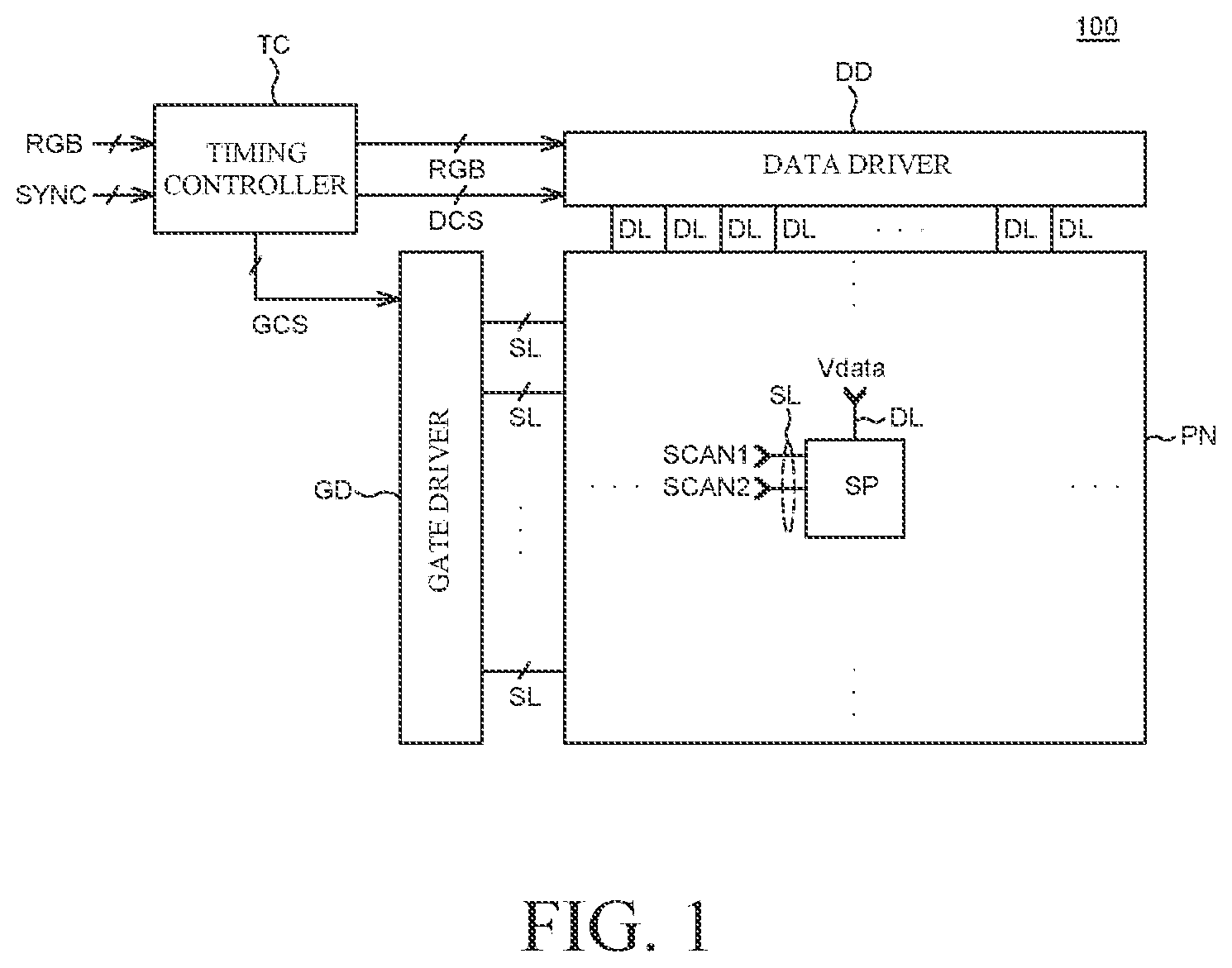 Patent US12324316 Figure 1 – Display apparatus
