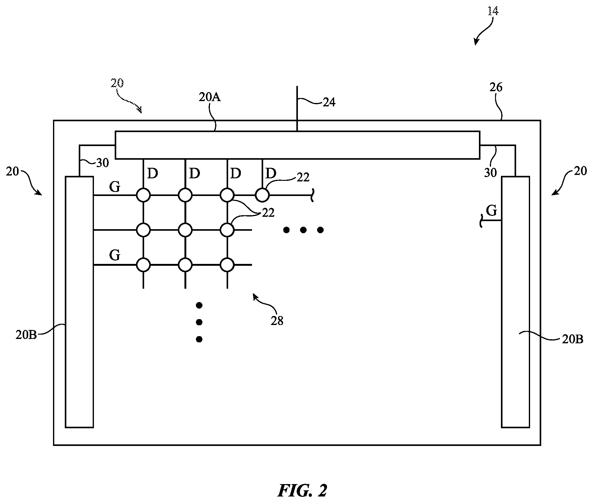 Patent US12324317 Figure 2 – Organic light-emitting diode displays with capillary-flow-inducing structures