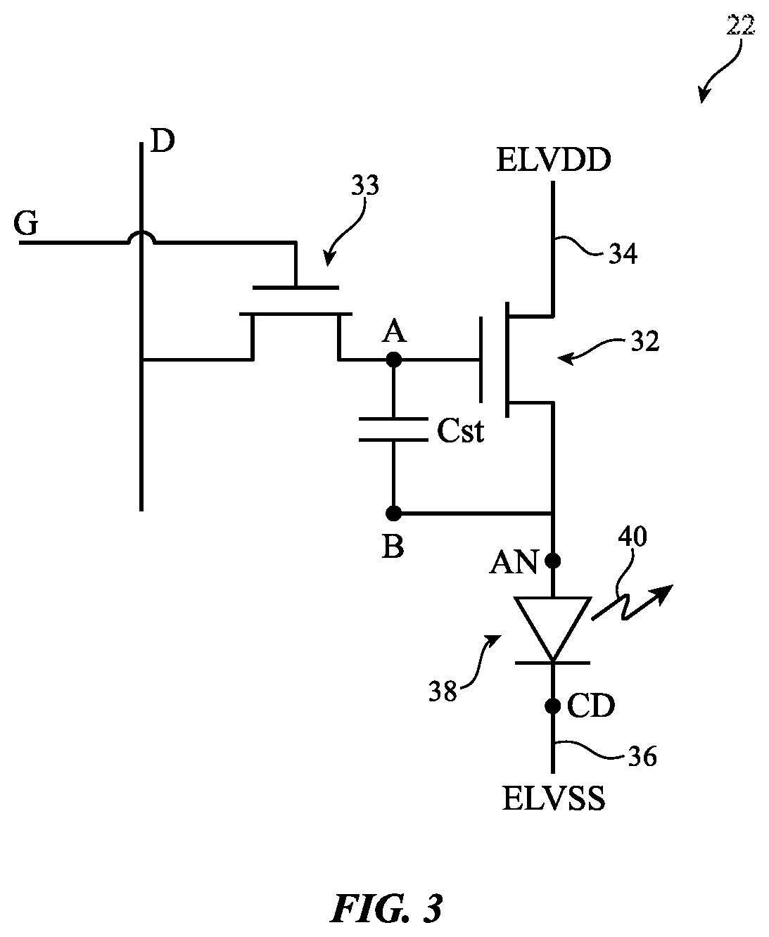 Patent US12324317 Figure 3 – Organic light-emitting diode displays with capillary-flow-inducing structures