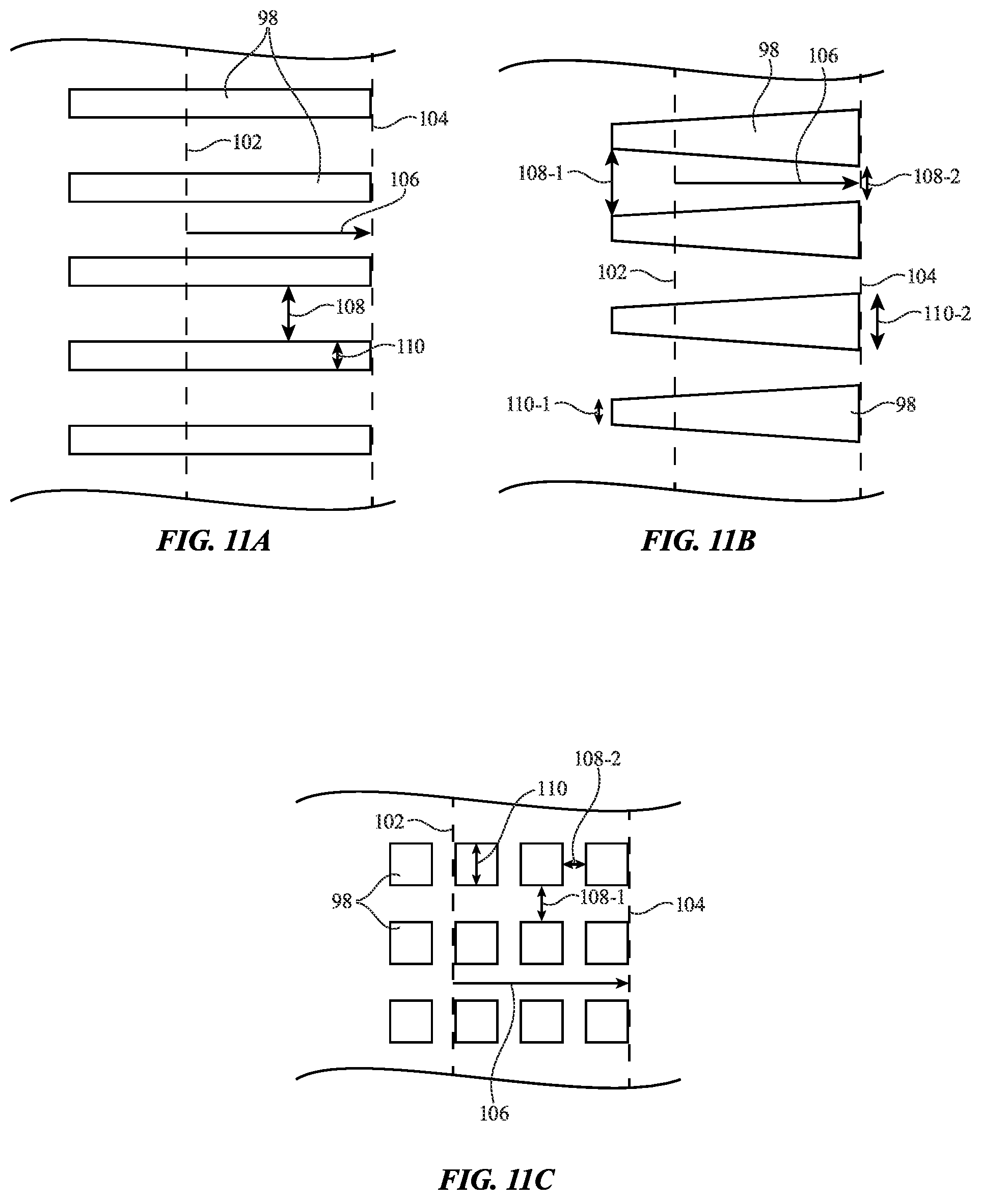 Patent US12324317 Figure 11 – Organic light-emitting diode displays with capillary-flow-inducing structures