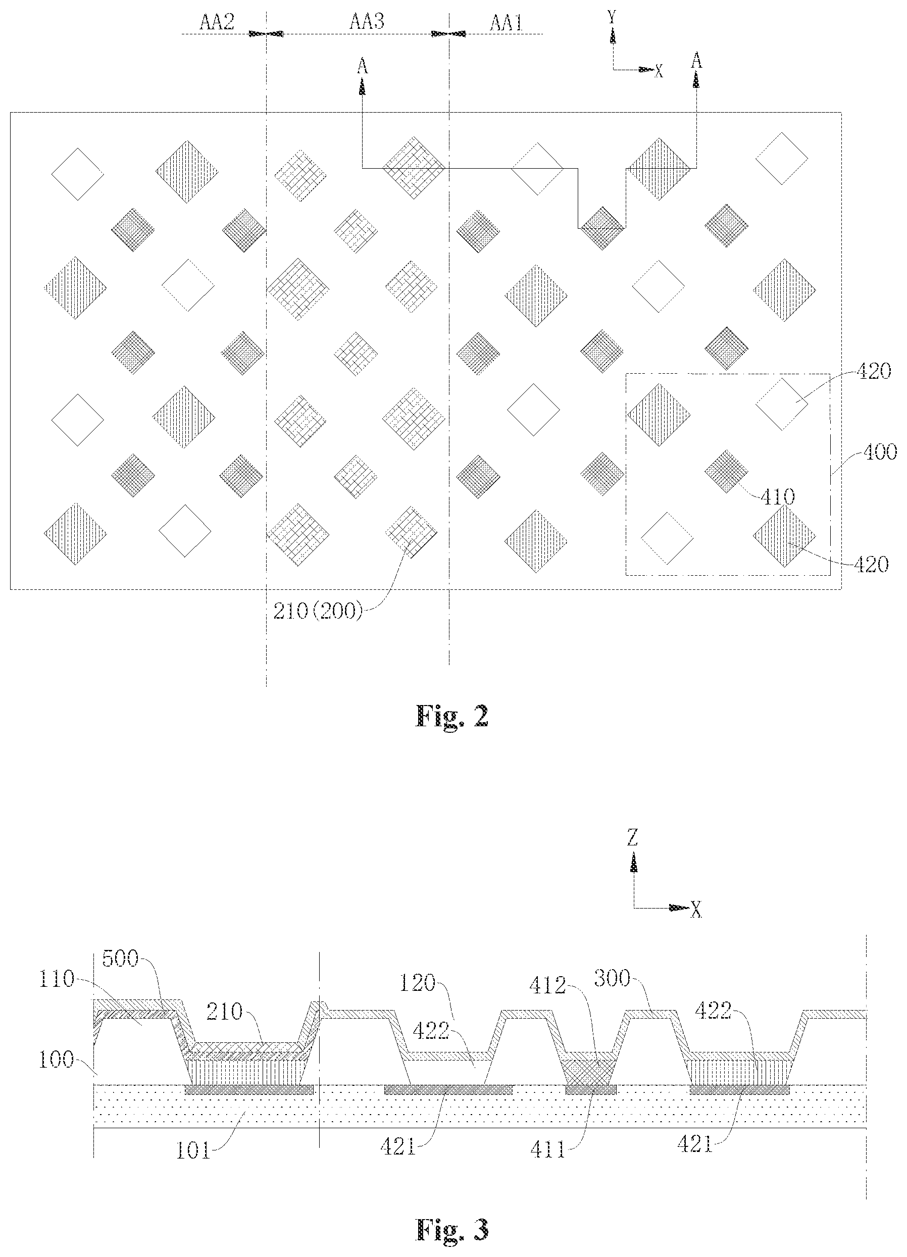 Patent US12324318 Figure 2 – Display panel and display device