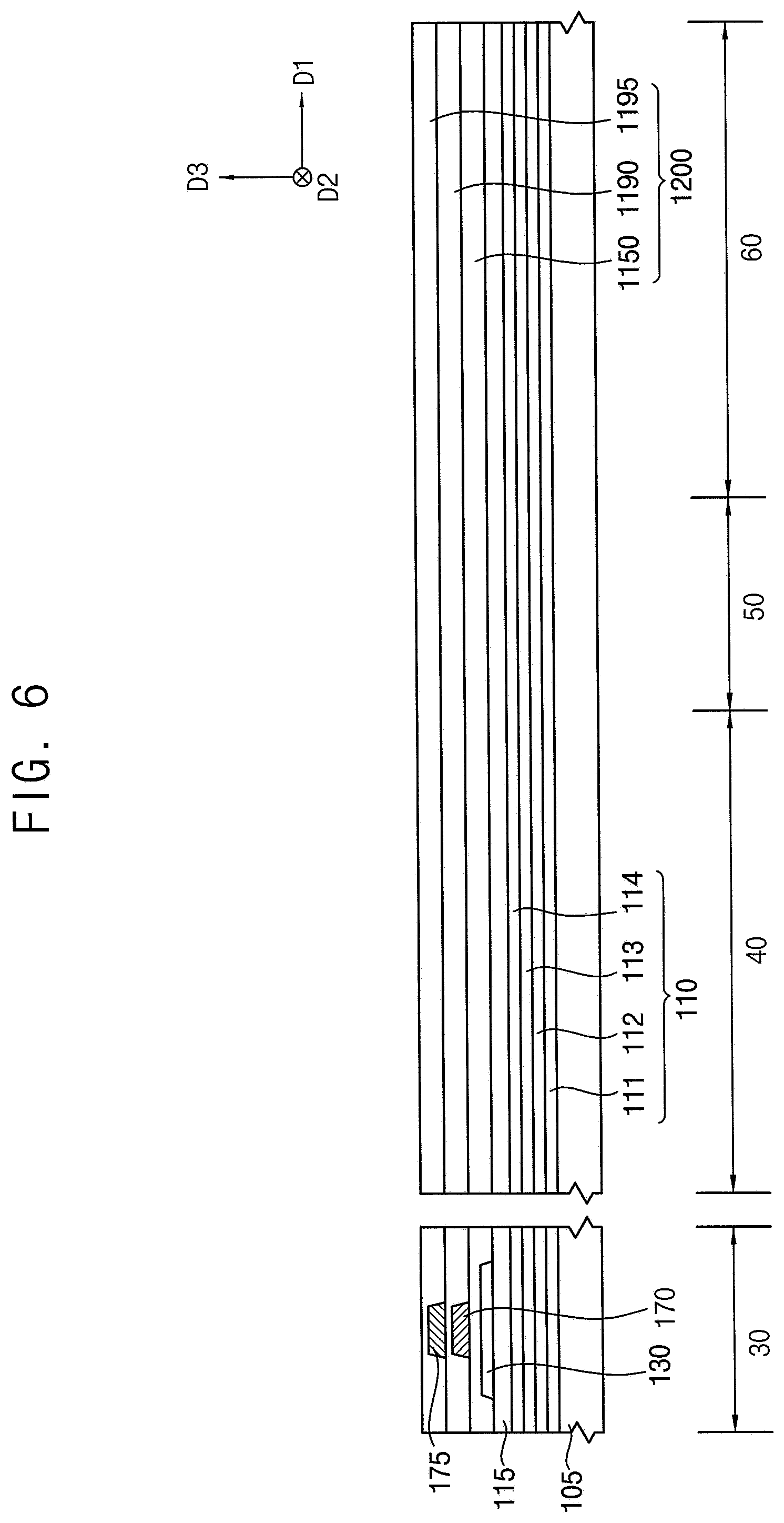 Patent US12324319 Figure 7 – Organic light emitting display device and a method of manufacturing organic light emitting display device