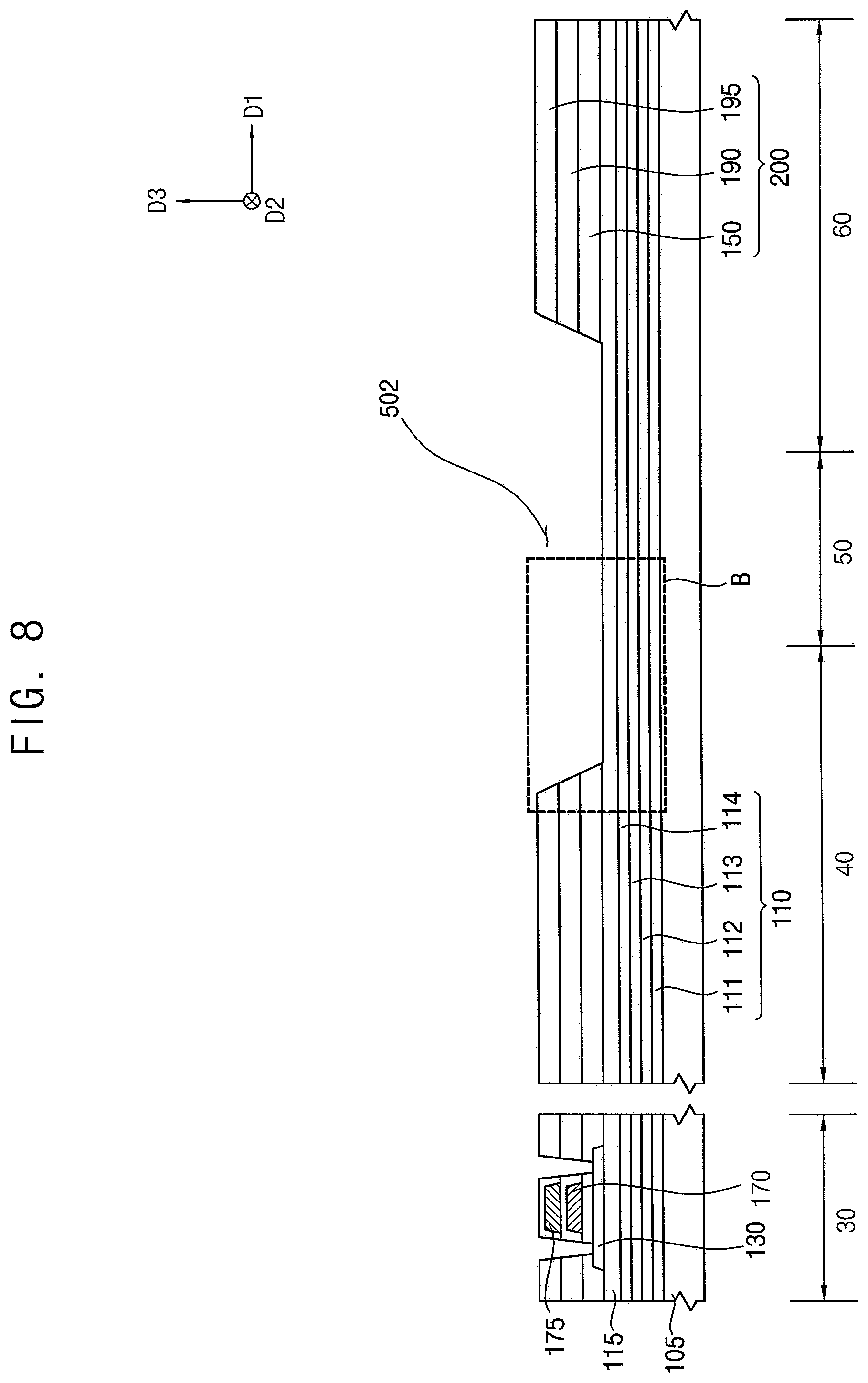 Patent US12324319 Figure 9 – Organic light emitting display device and a method of manufacturing organic light emitting display device