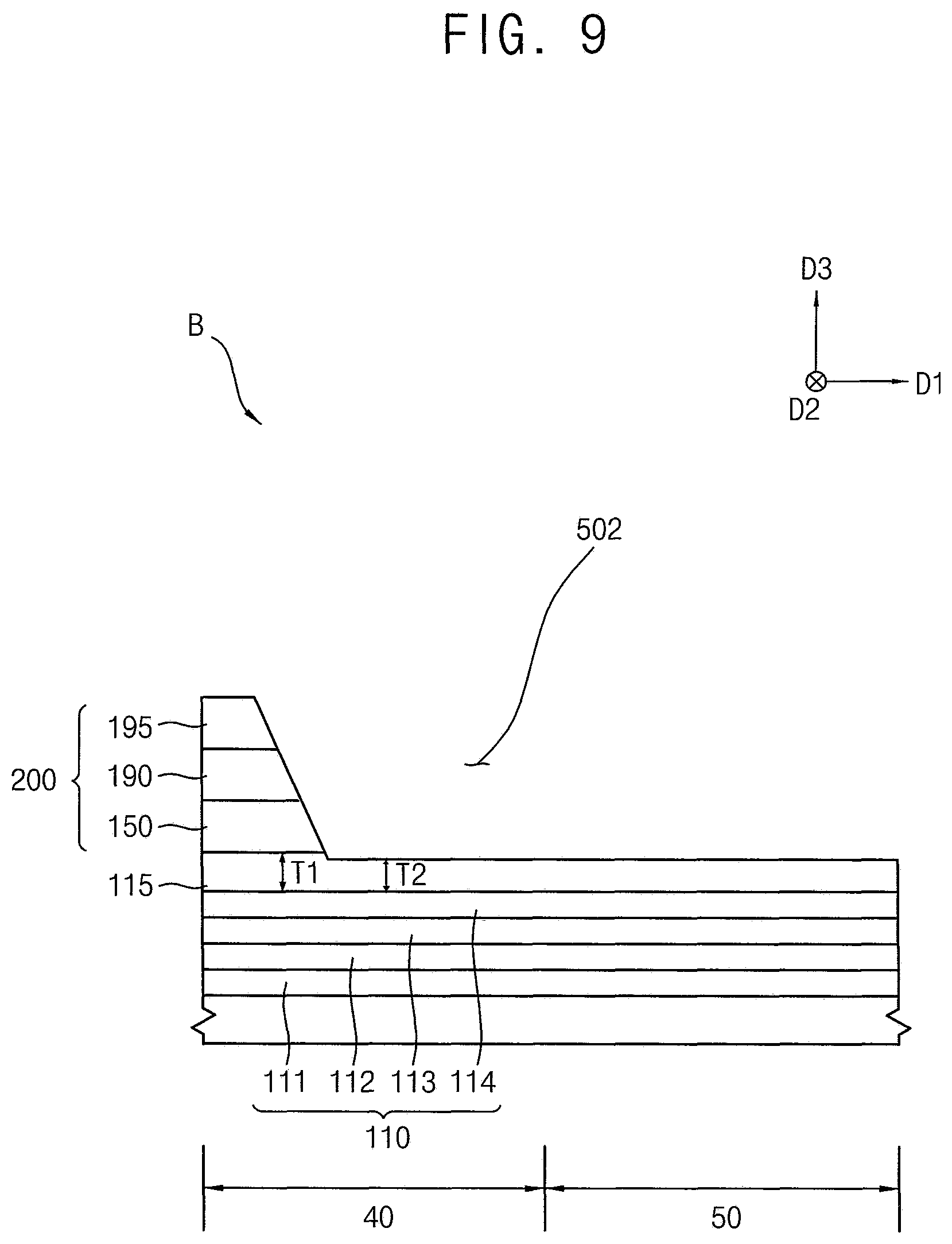 Patent US12324319 Figure 10 – Organic light emitting display device and a method of manufacturing organic light emitting display device