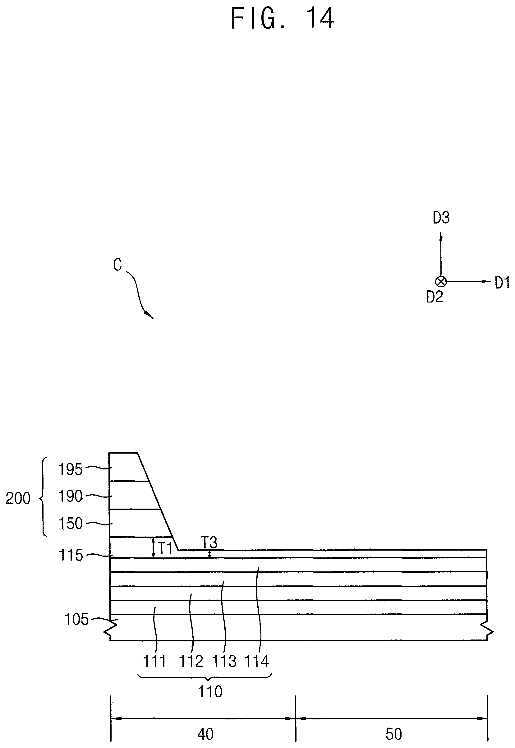 Patent US12324319 Figure 15 – Organic light emitting display device and a method of manufacturing organic light emitting display device