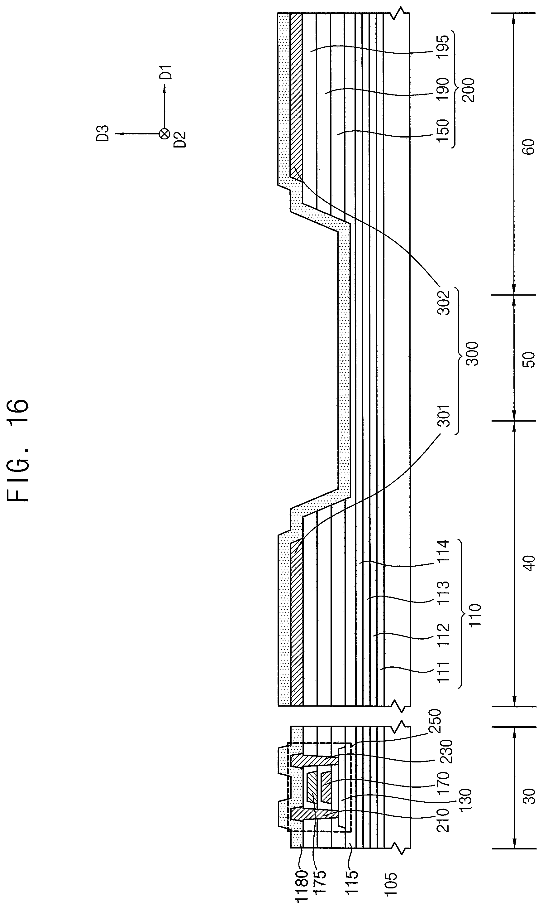 Patent US12324319 Figure 17 – Organic light emitting display device and a method of manufacturing organic light emitting display device