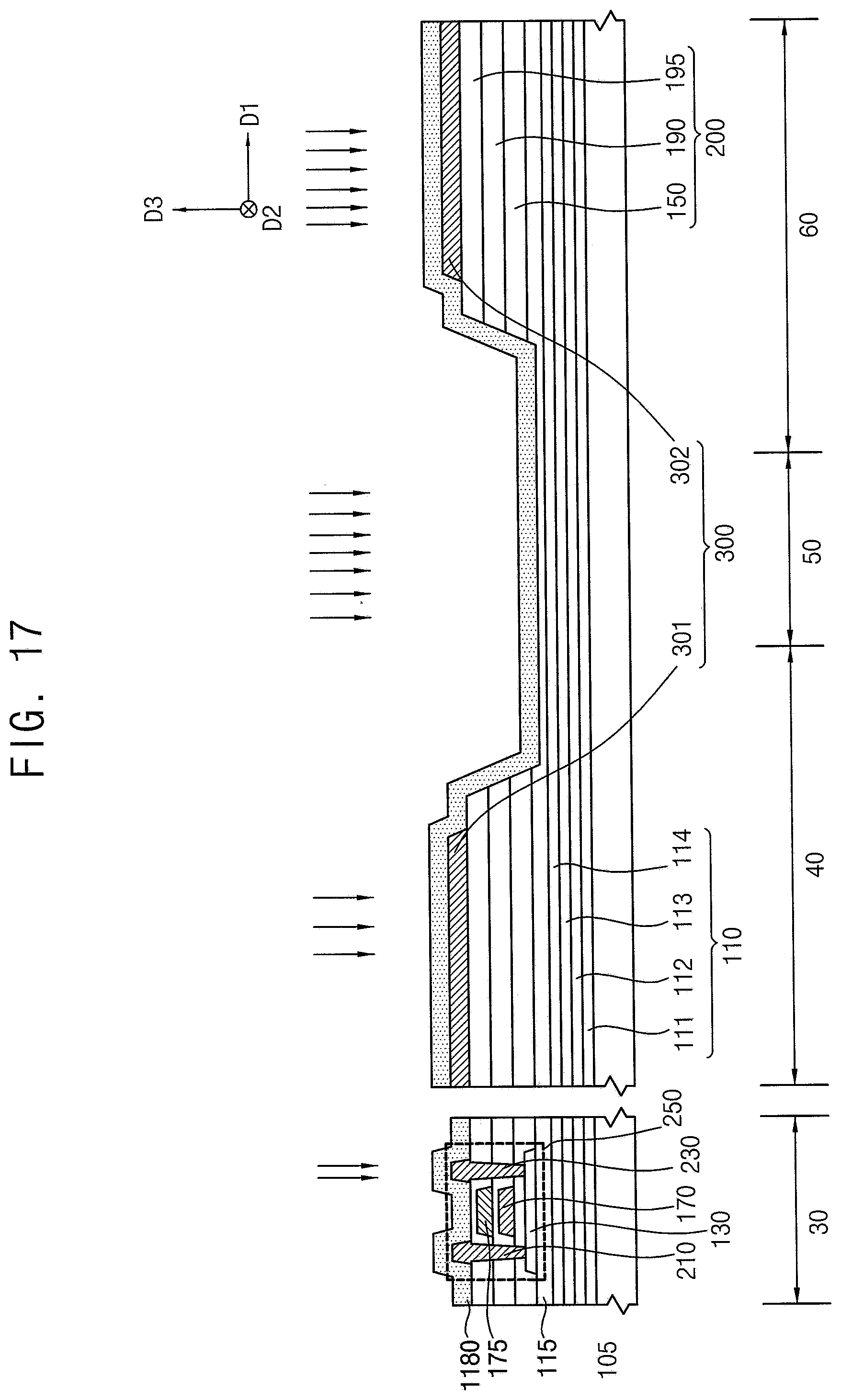 Patent US12324319 Figure 18 – Organic light emitting display device and a method of manufacturing organic light emitting display device