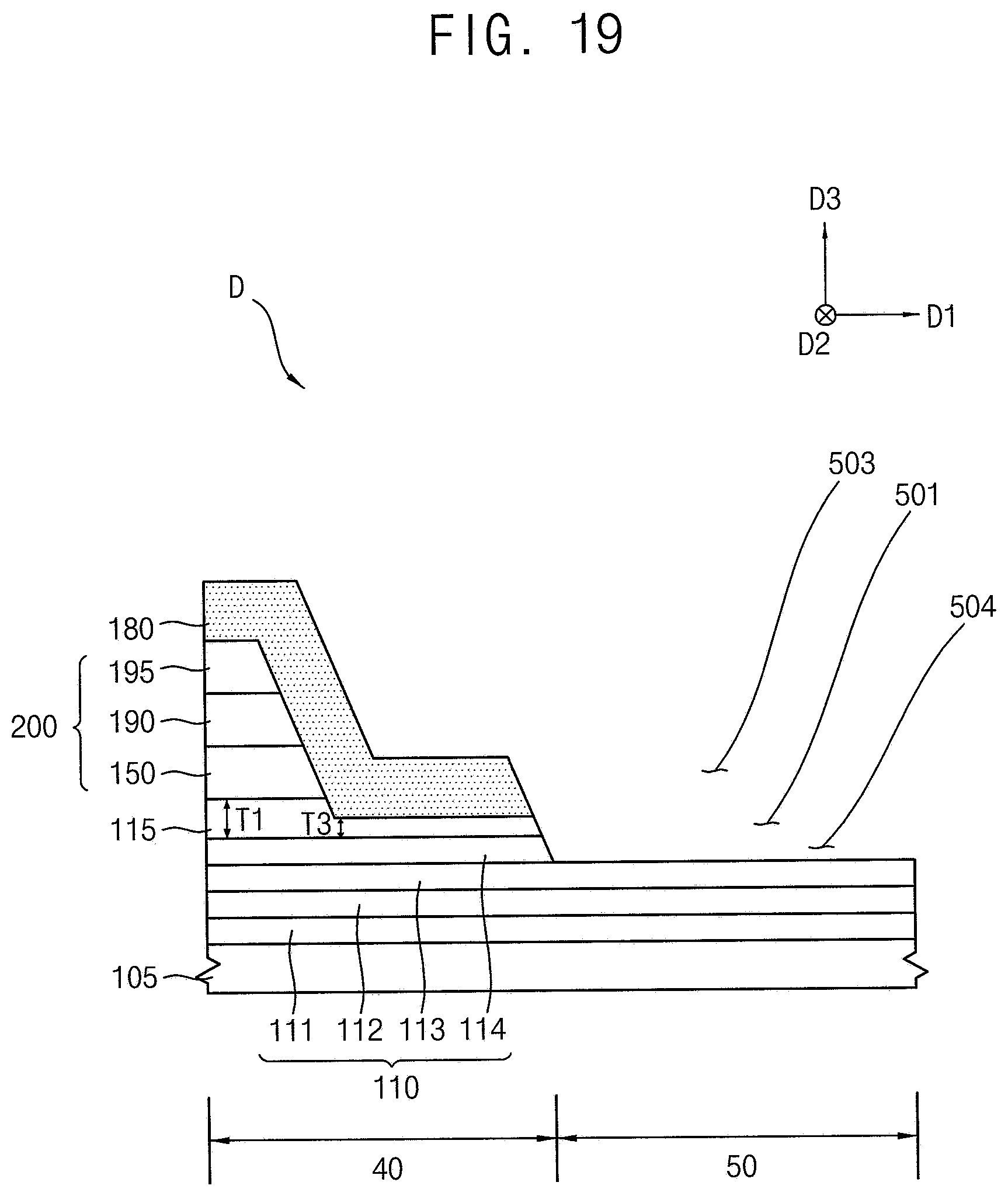 Patent US12324319 Figure 20 – Organic light emitting display device and a method of manufacturing organic light emitting display device