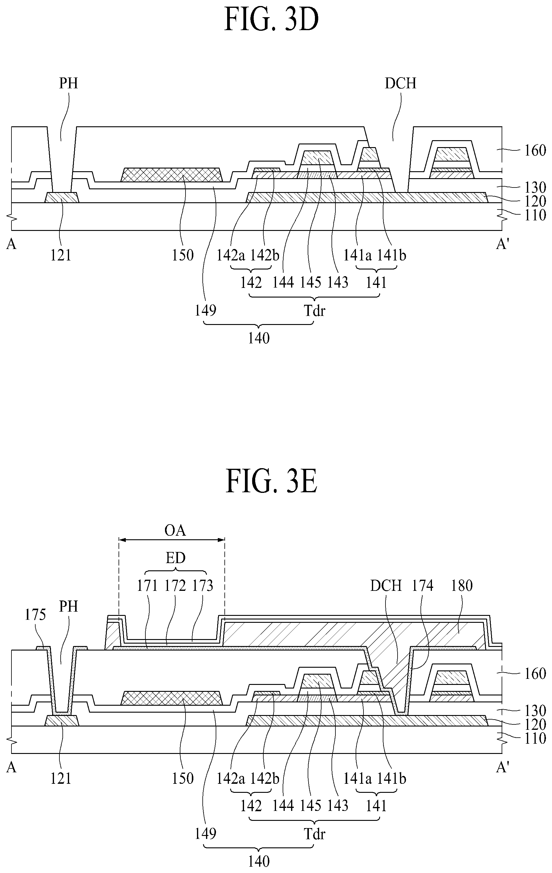 Patent US12324321 Figure 3 – Light emitting display panel and light emitting display apparatus using the same