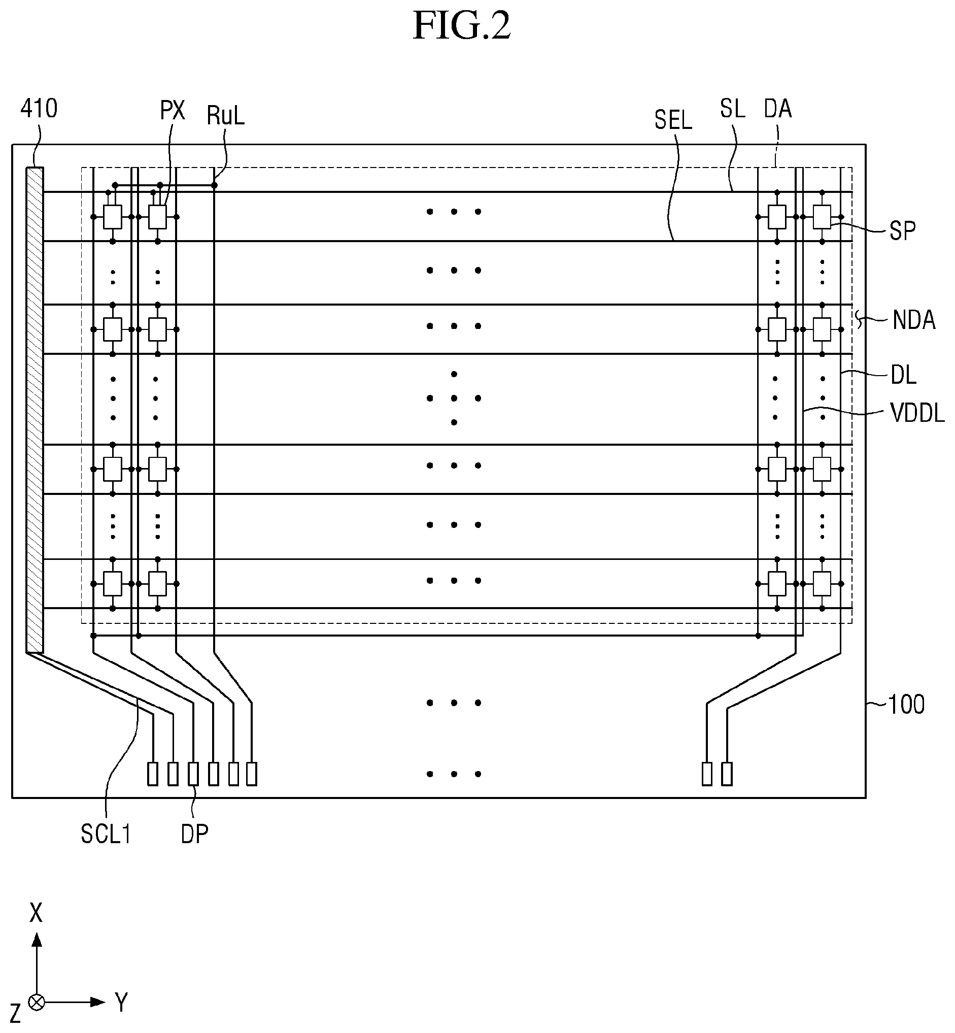 Patent US12324322 Figure 2 – Method for manufacturing display device including second interlayer insulating layer overlapping active layer of driving transistor and not overlapping active layer of switching transistor