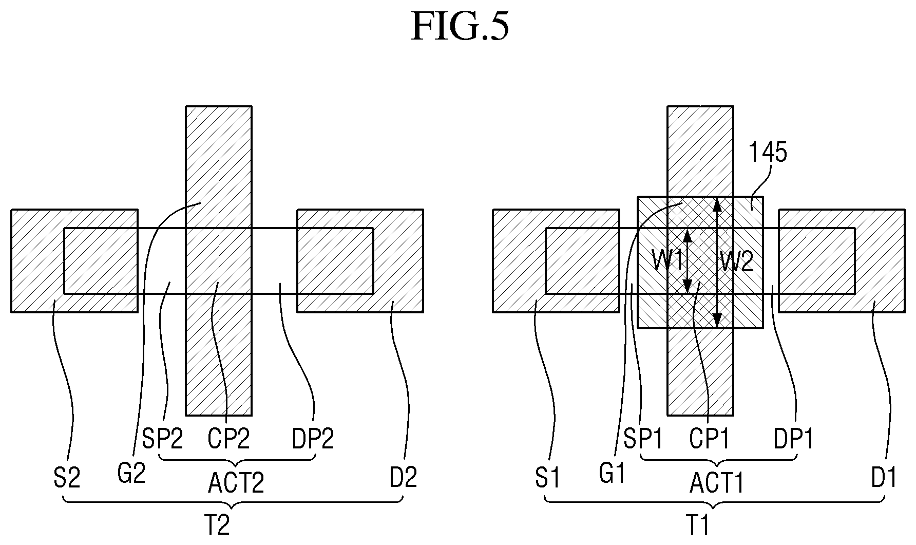Patent US12324322 Figure 8 – Method for manufacturing display device including second interlayer insulating layer overlapping active layer of driving transistor and not overlapping active layer of switching transistor