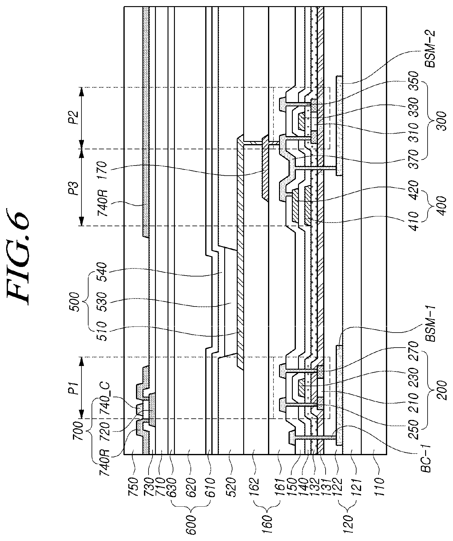 Patent US12324323 Figure 6 – Light-emitting display apparatus