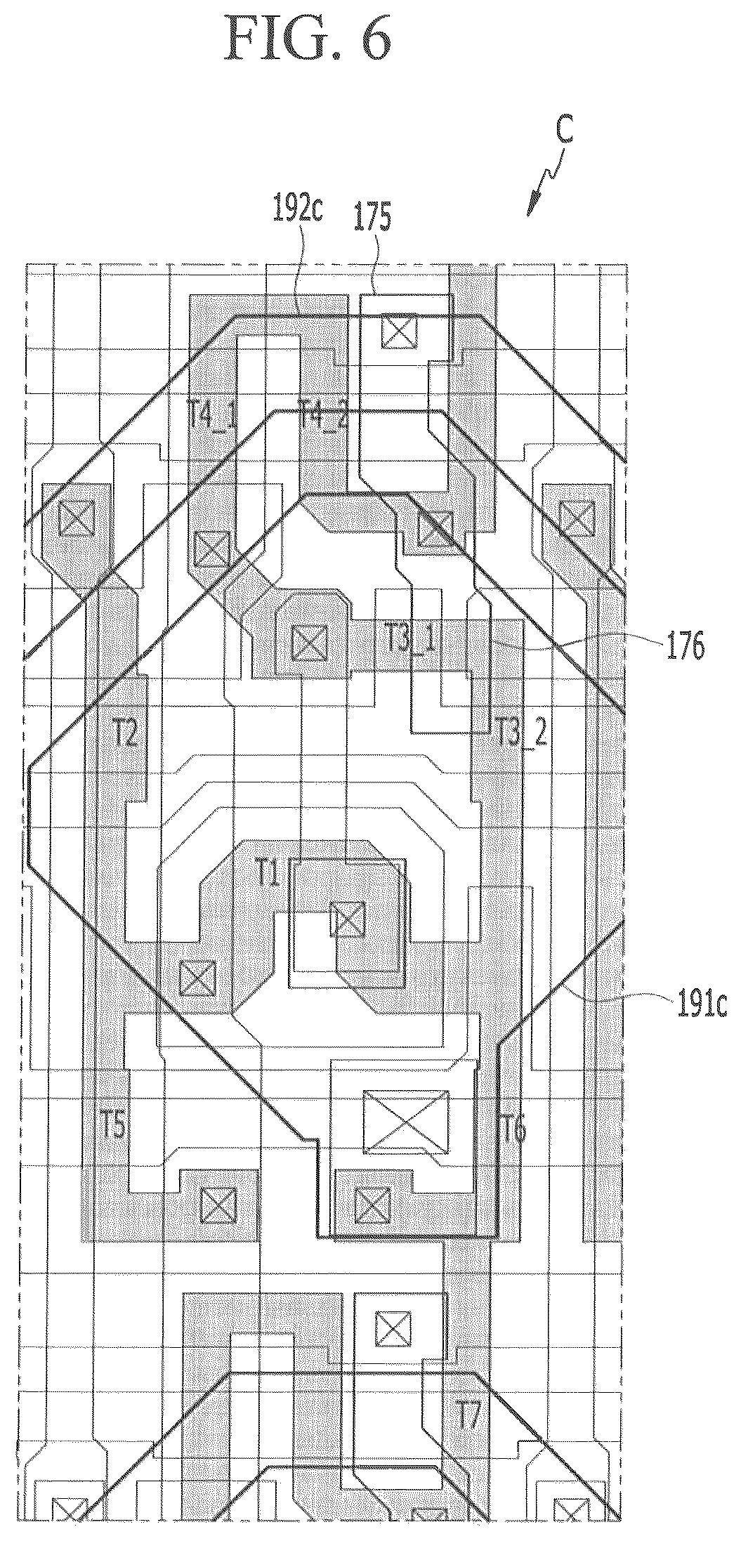 Patent US12324324 Figure 6 – Display device having an emission layer