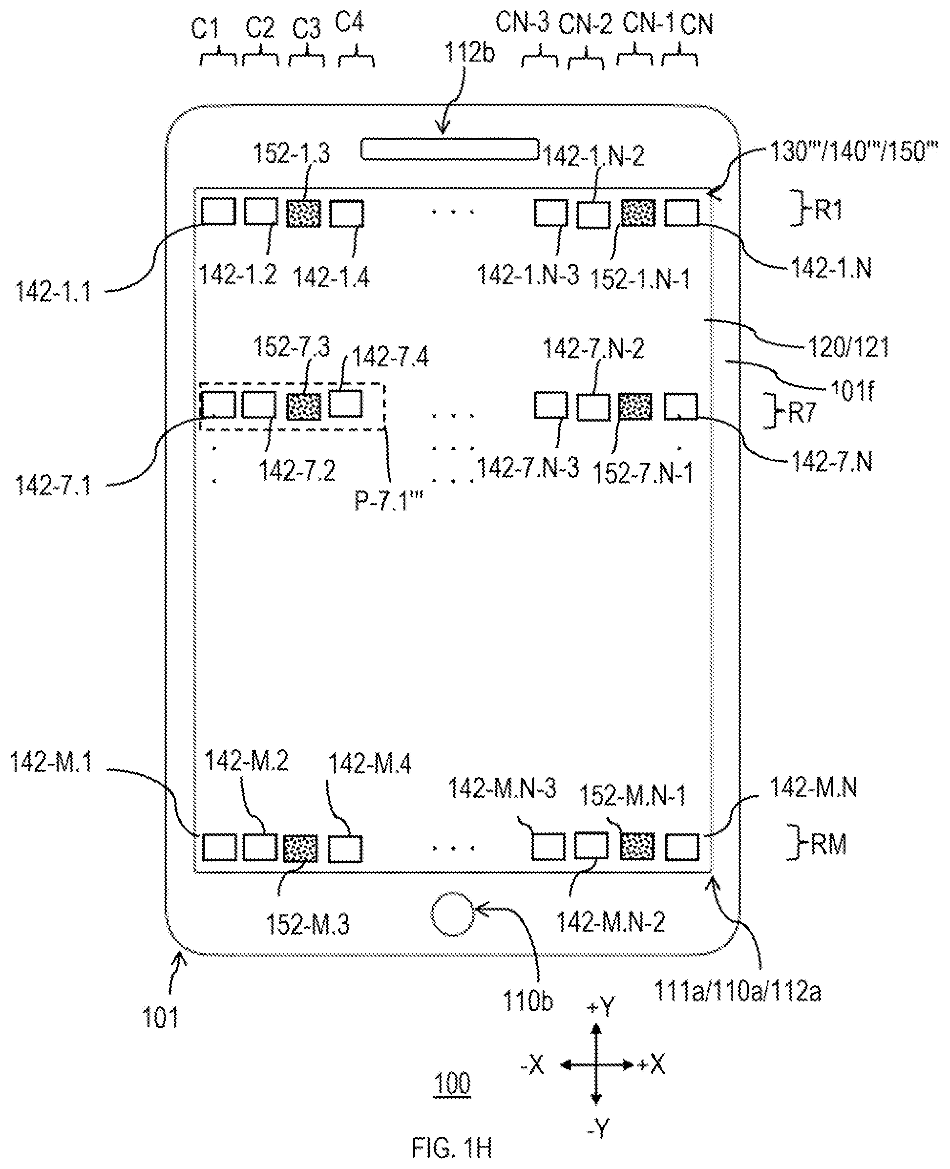 Patent US12324325 Figure 8 – Ambient light sensing display assemblies