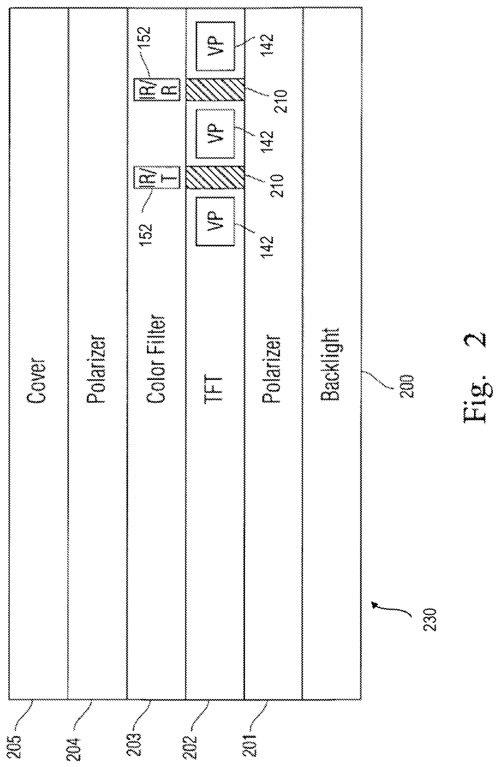 Patent US12324325 Figure 11 – Ambient light sensing display assemblies