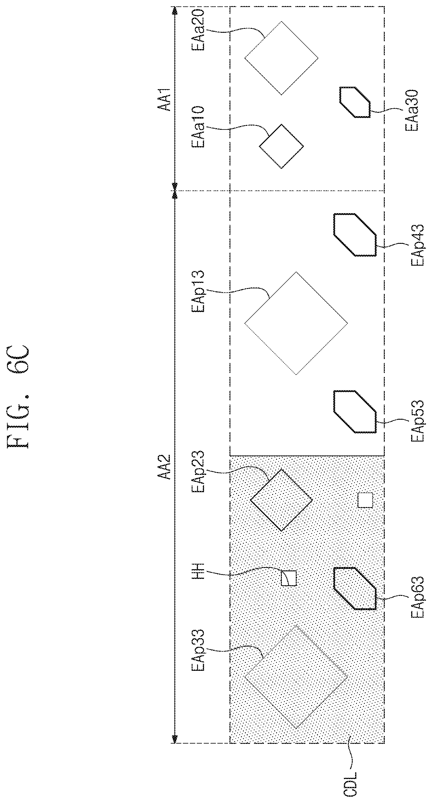 Patent US12324326 Figure 9 – Display device with scan driver circuit overlapping display area