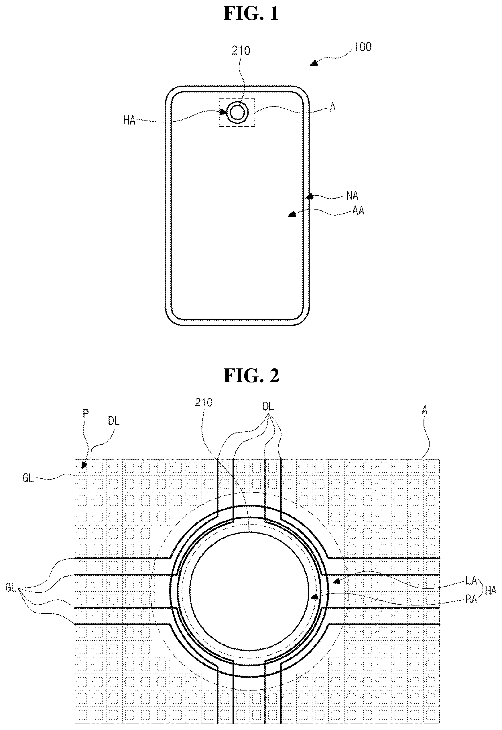 Patent US12324328 Figure 1 – Display device