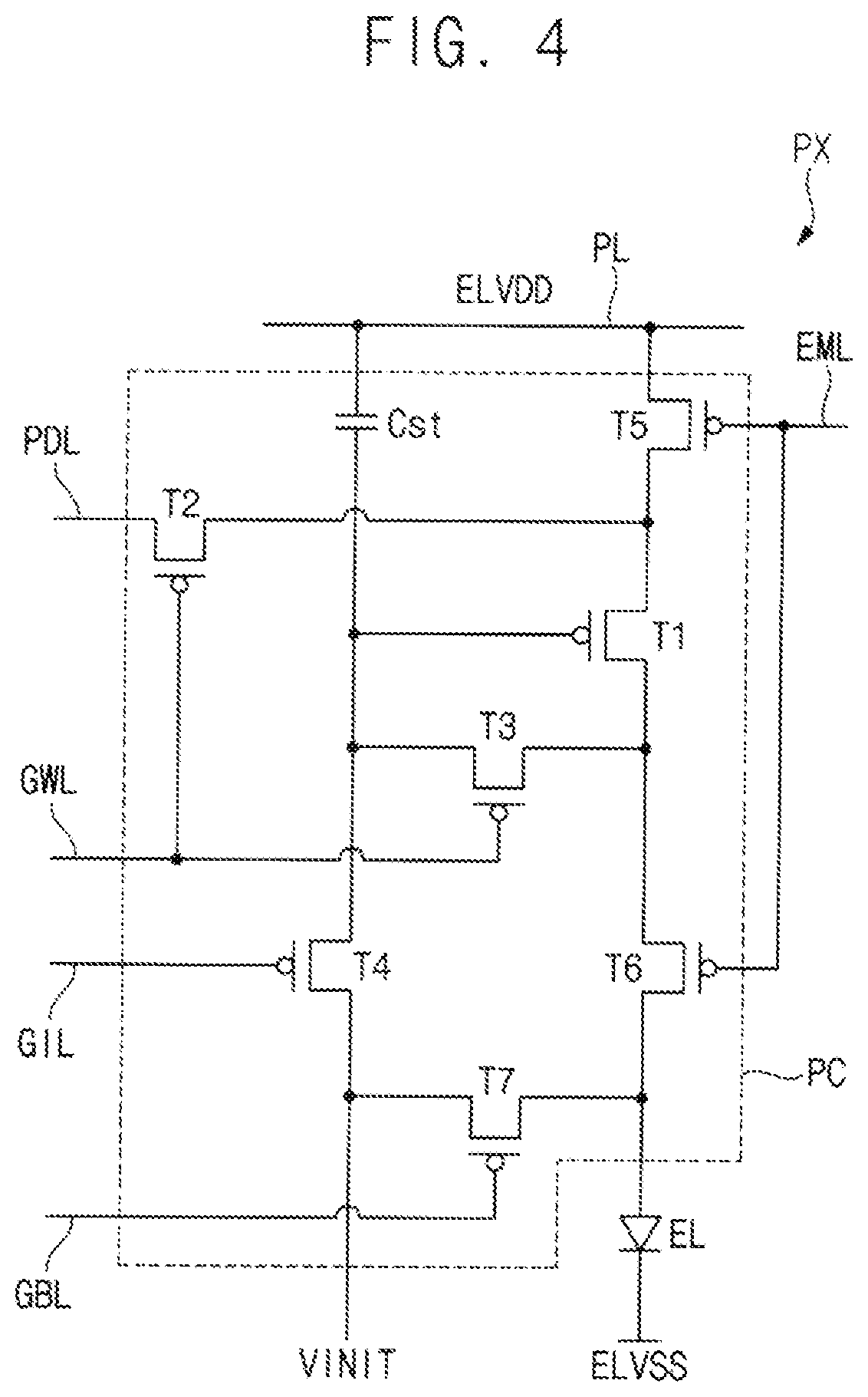 Patent US12324329 Figure 4 – Repair circuit for a display device
