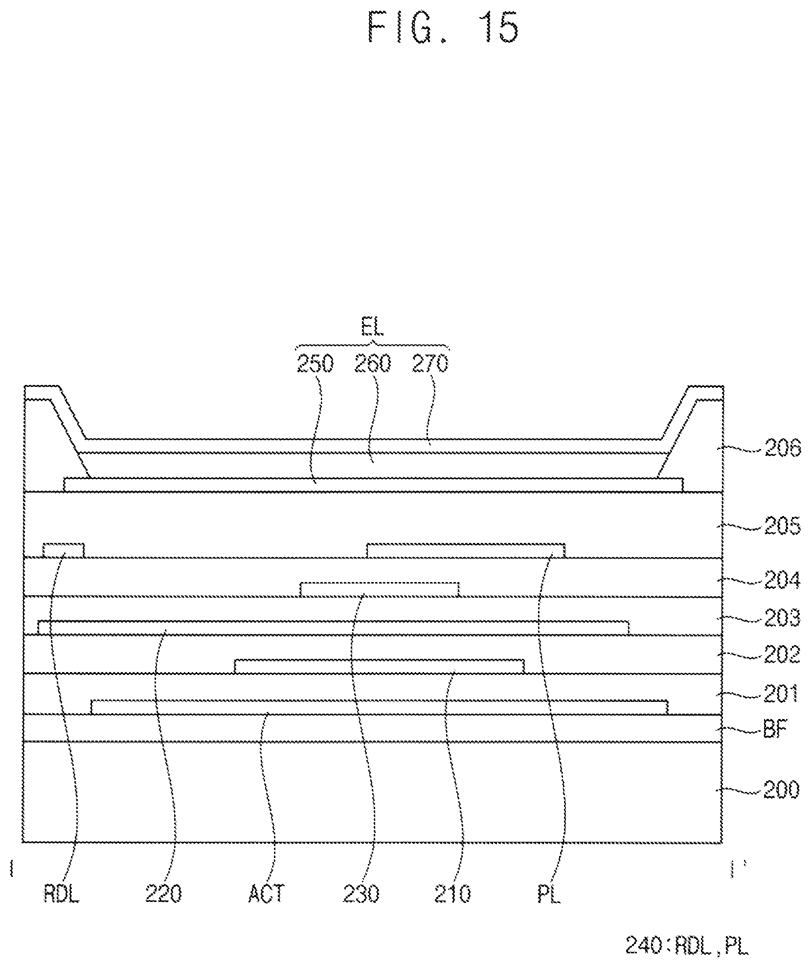 Patent US12324329 Figure 15 – Repair circuit for a display device