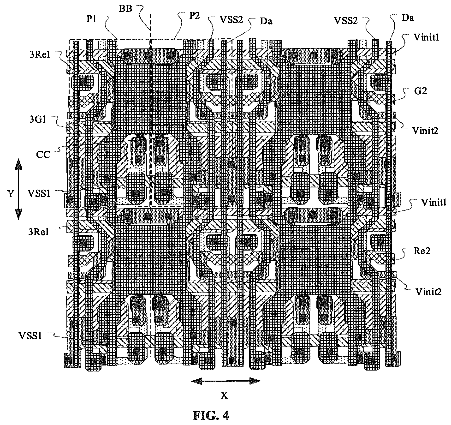 Patent US12324332 Figure 3 – Display panel and display device