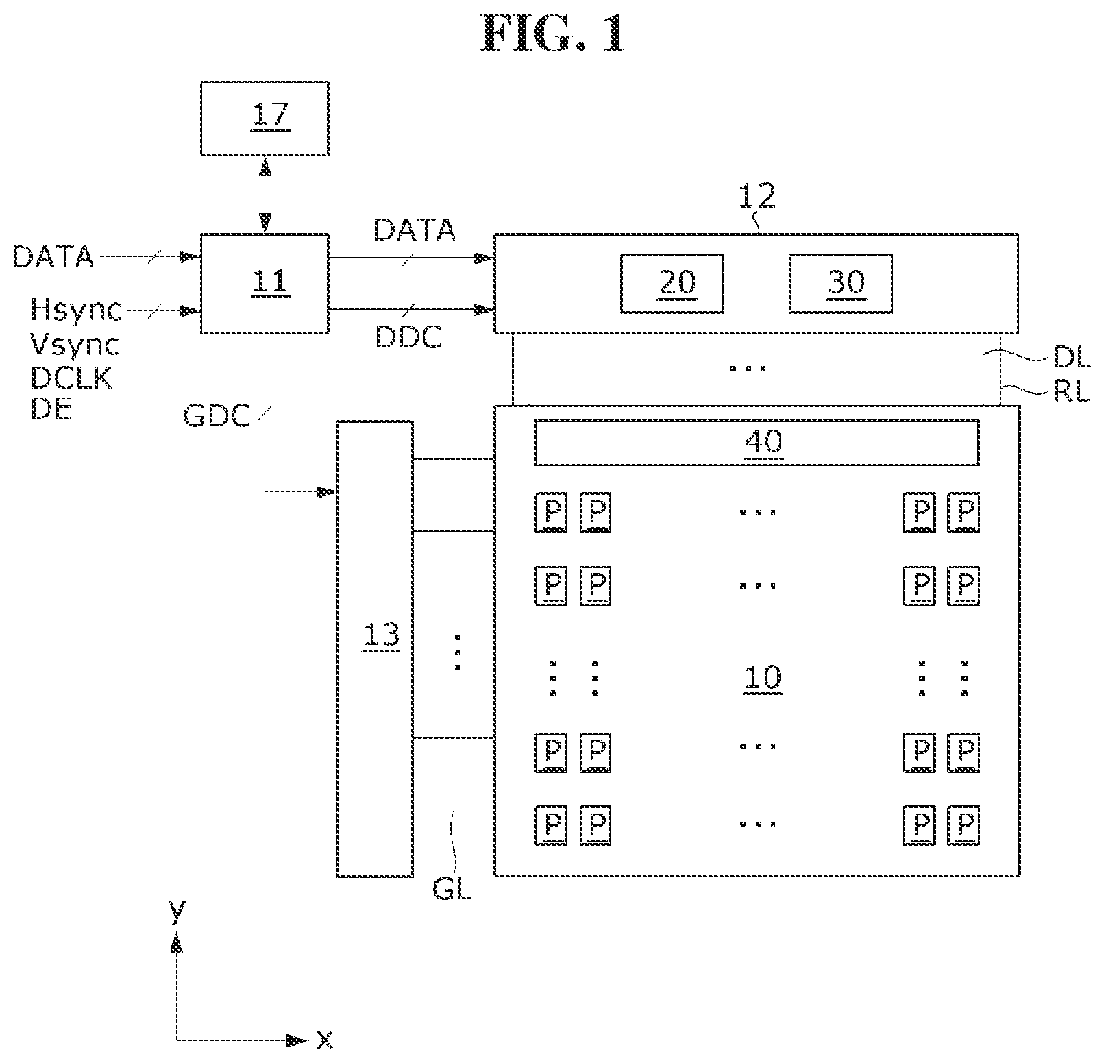 Patent US12324334 Figure 1 – Display panel and repair method thereof