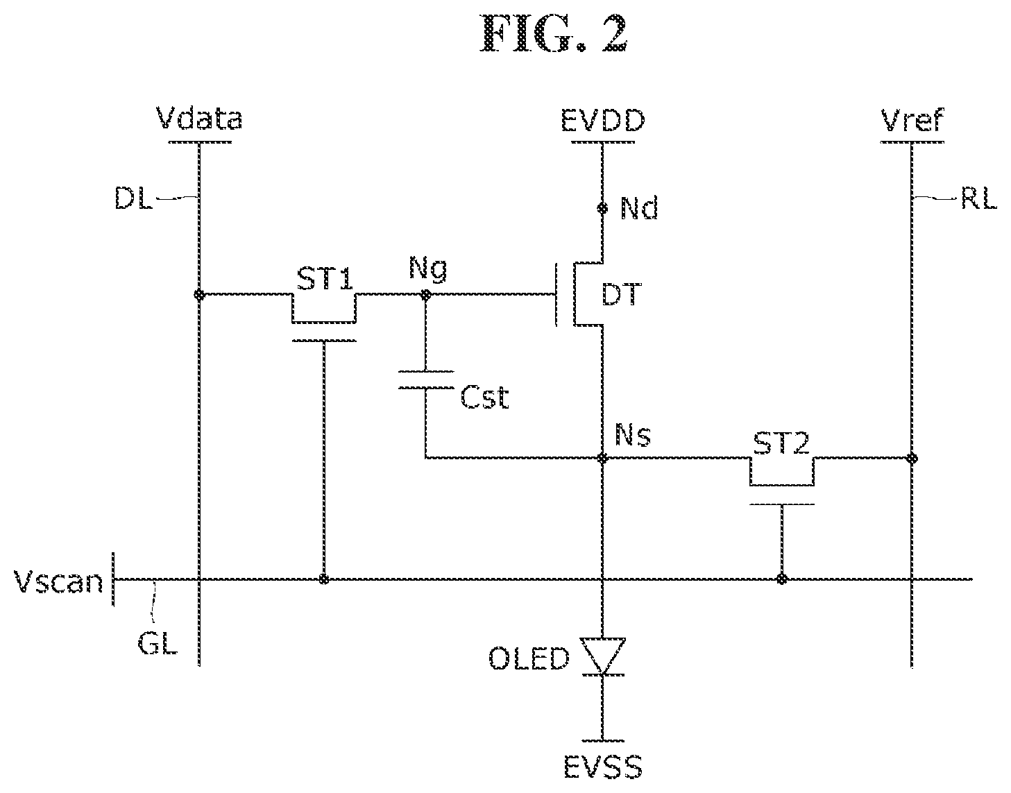 Patent US12324334 Figure 2 – Display panel and repair method thereof