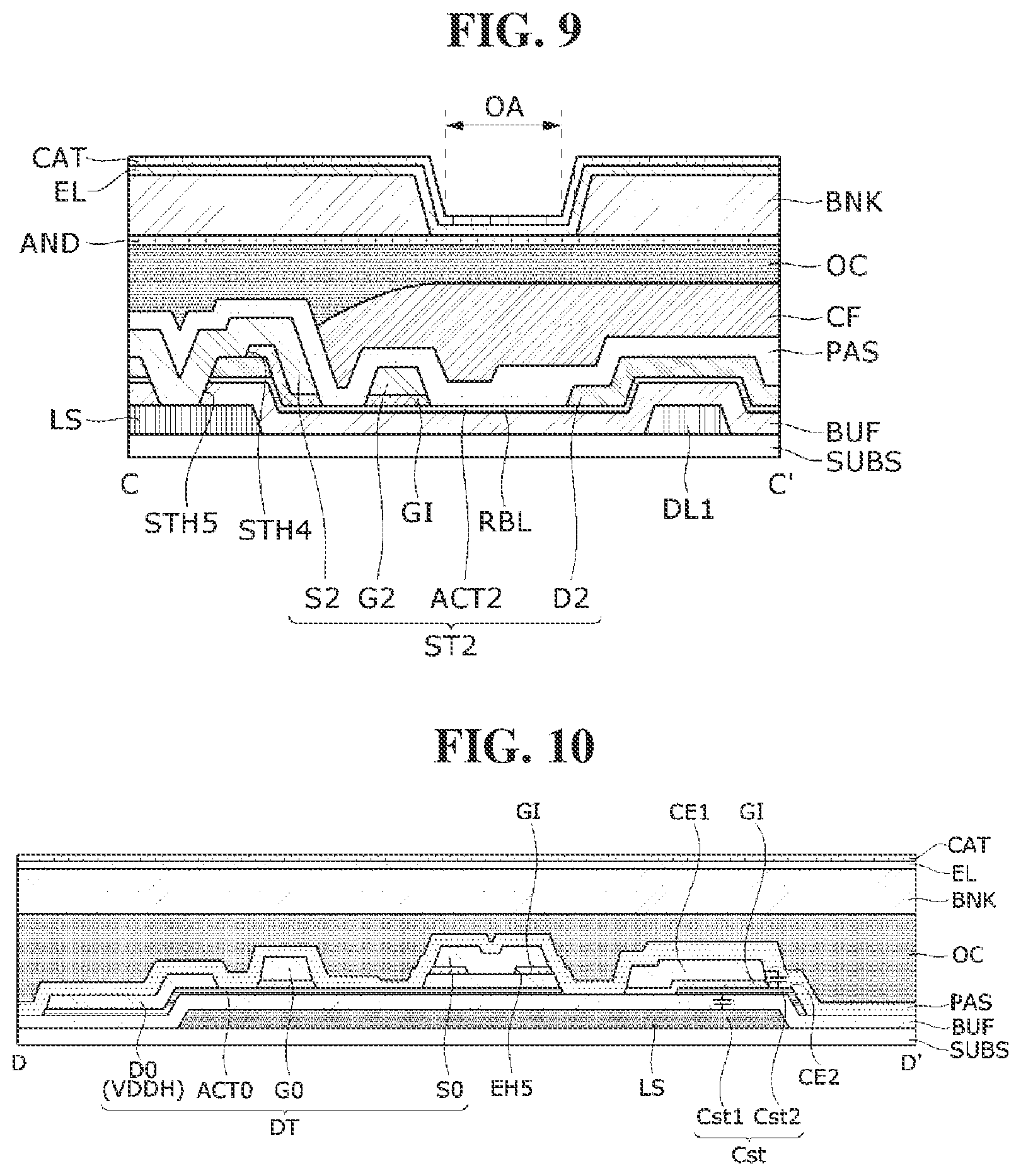 Patent US12324334 Figure 8 – Display panel and repair method thereof