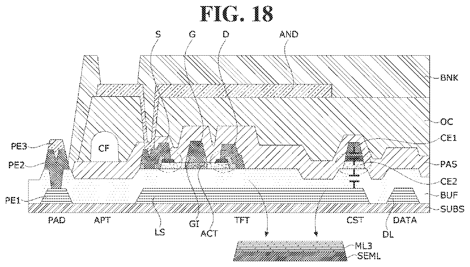 Patent US12324334 Figure 15 – Display panel and repair method thereof