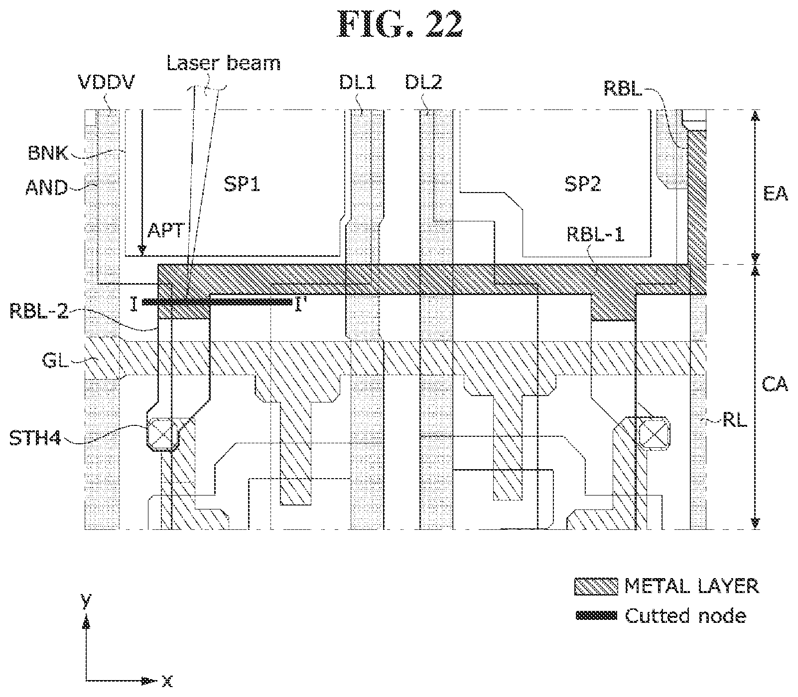 Patent US12324334 Figure 19 – Display panel and repair method thereof
