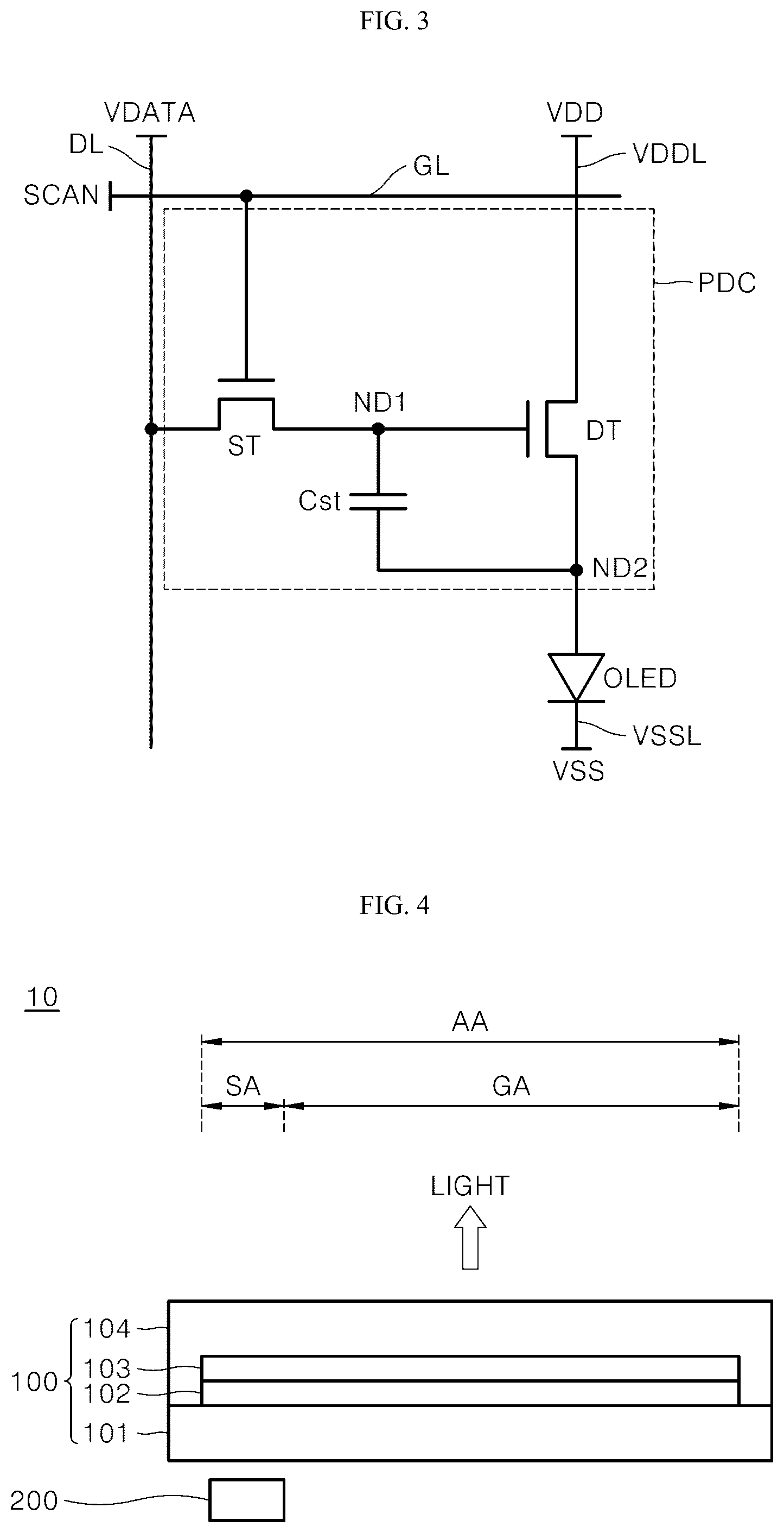 Patent US12324338 Figure 3 – Display panel, display device including the panel, and method for manufacturing the panel