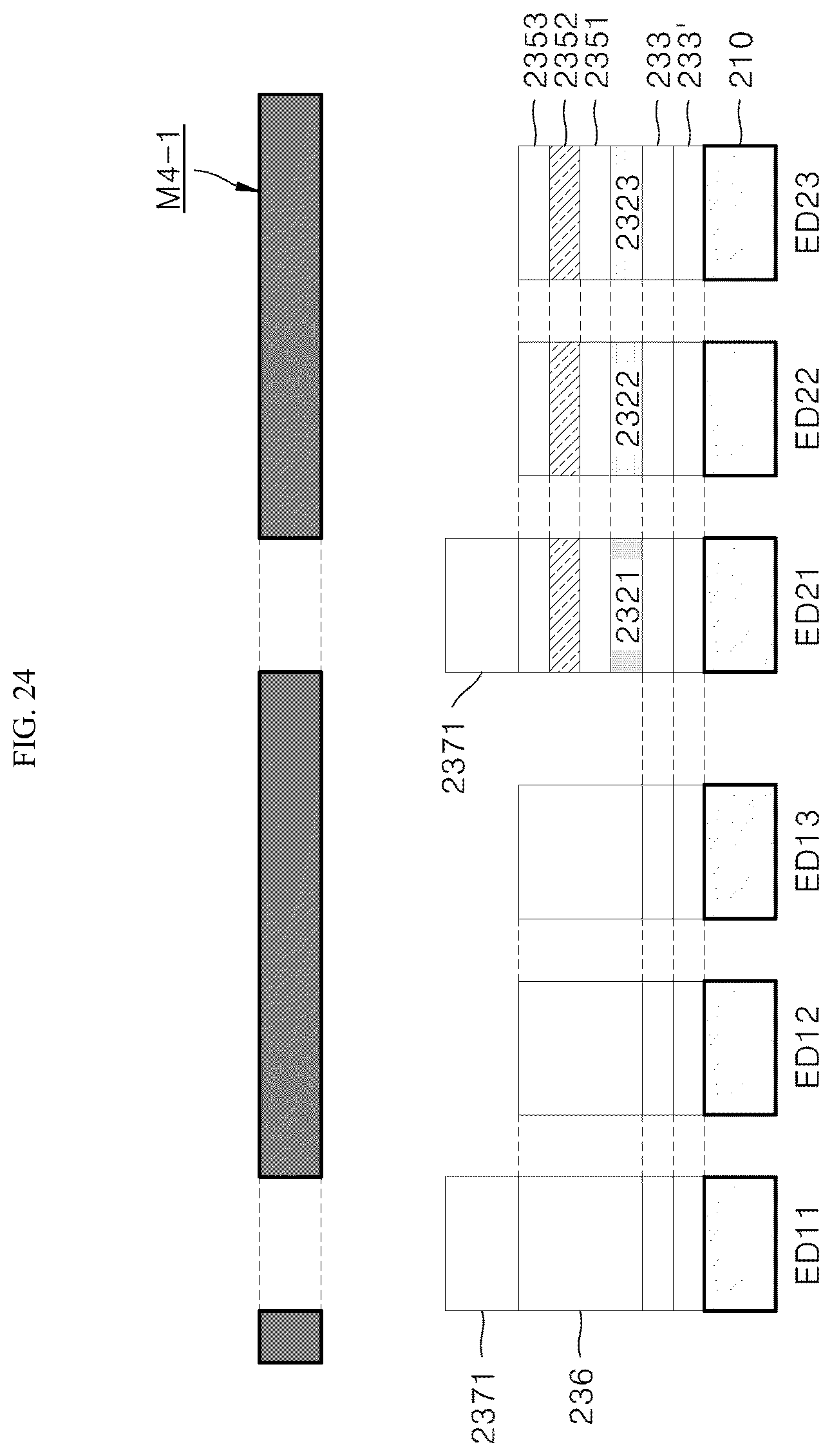 Patent US12324338 Figure 20 – Display panel, display device including the panel, and method for manufacturing the panel