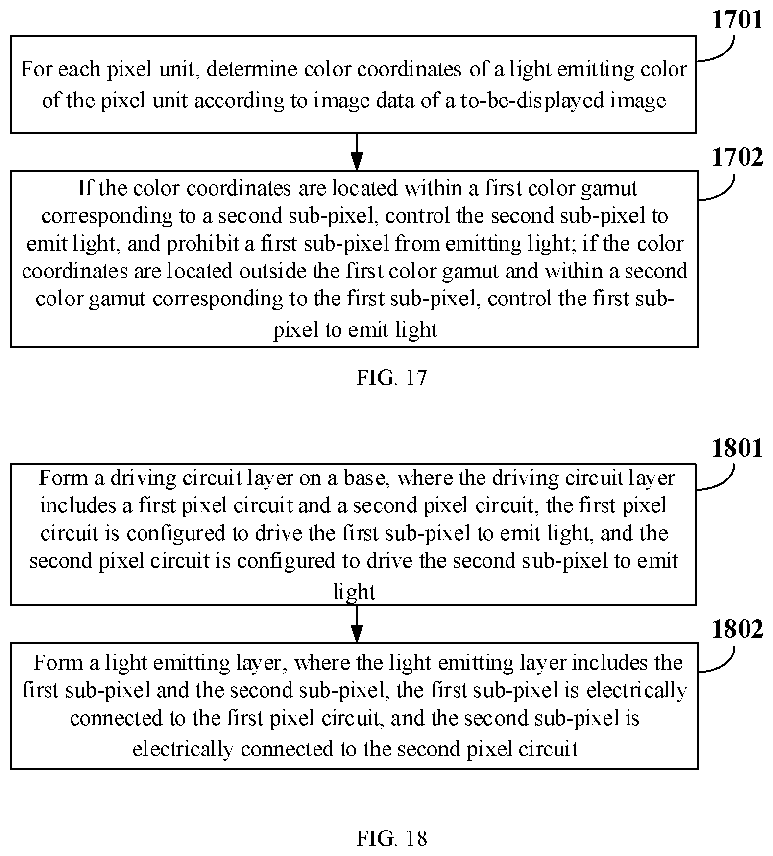 Patent US12324339 Figure 9 – Pixel arrangement structure and driving method therefor, as well as display substrate and manufacturing method therefor