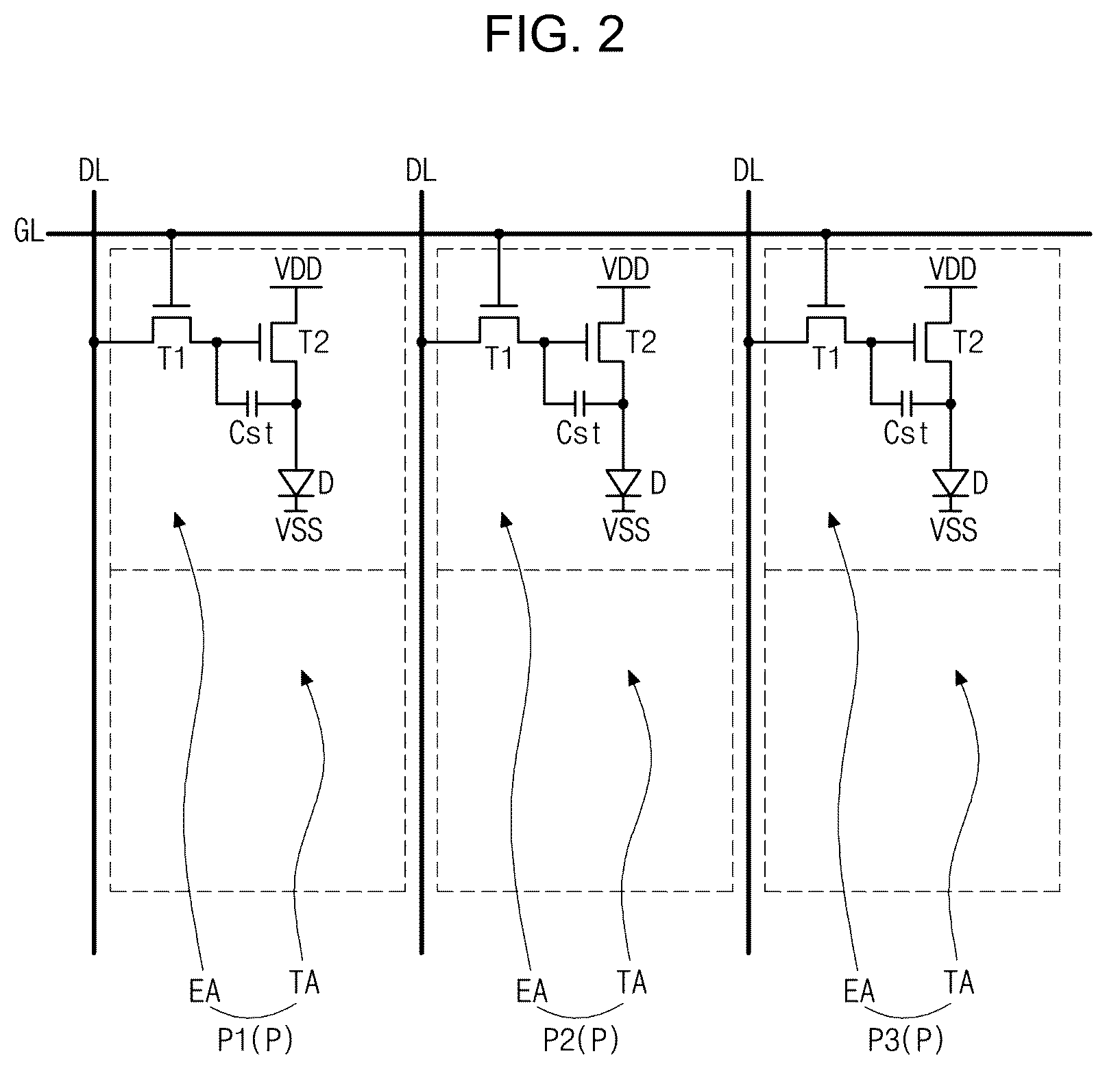 Patent US12324341 Figure 2 – Transparent display device for reducing difference in visibility between display area and bezel area